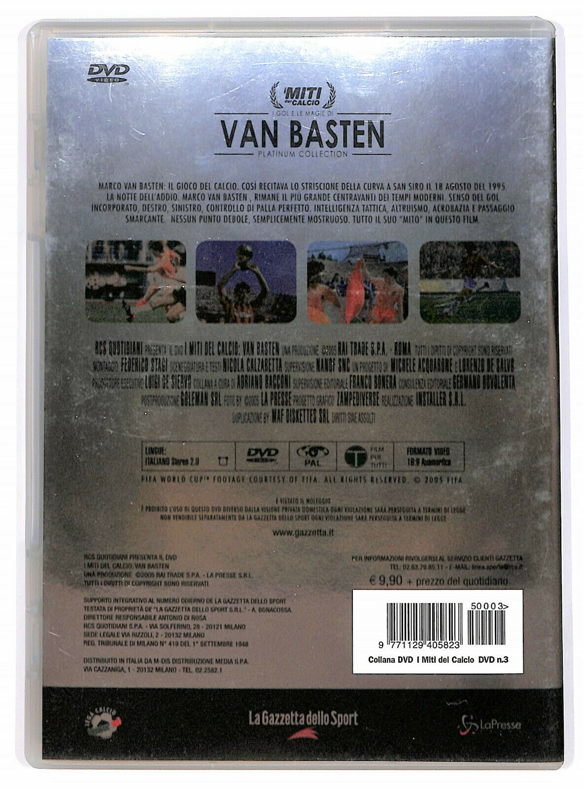 EBOND I Miti Del Calcio - Platinum Collection Van Basten Editoriale DVD DB699353