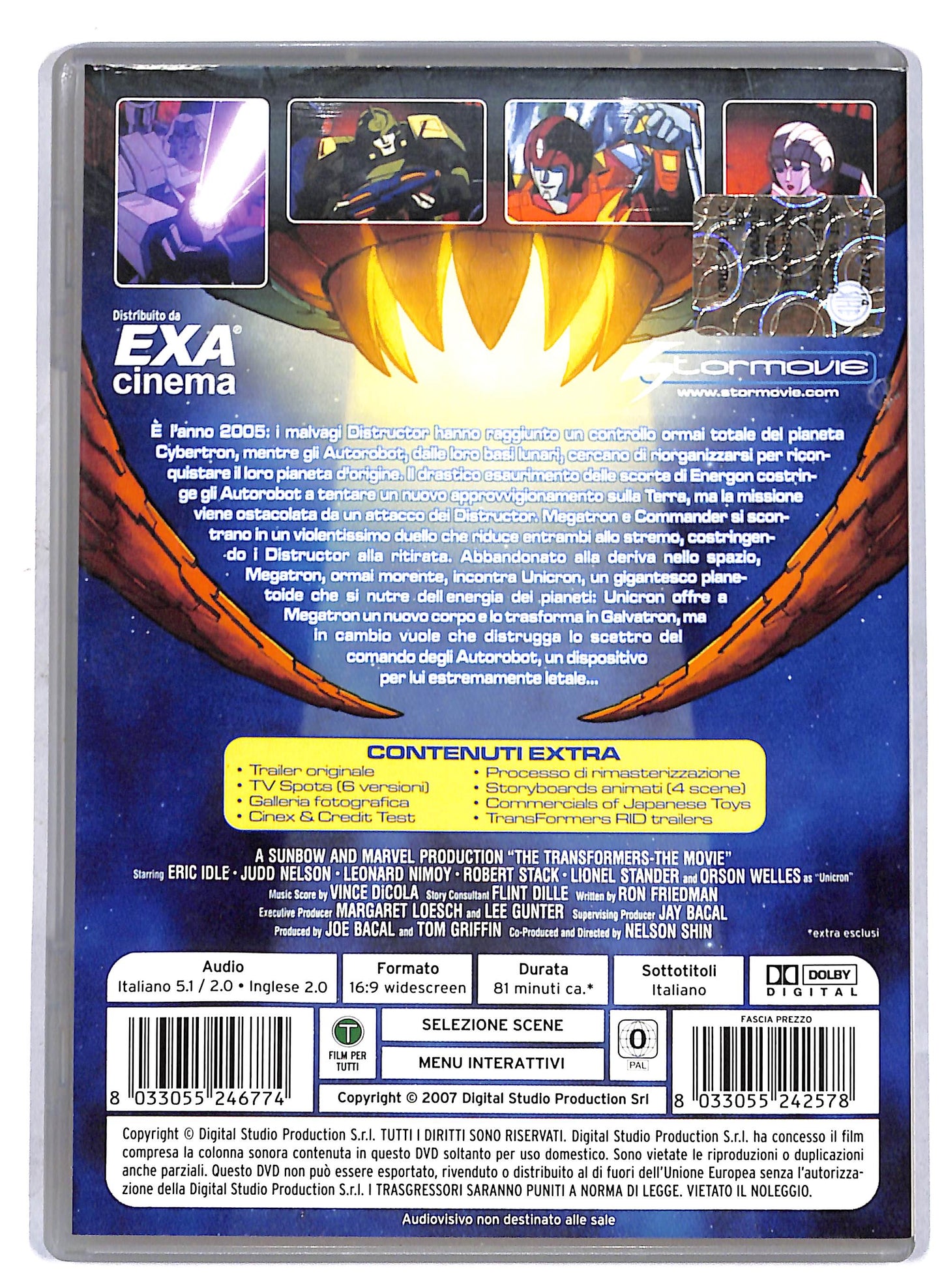 EBOND Transformers il film - Edizione rimasterizzata DVD DB699632