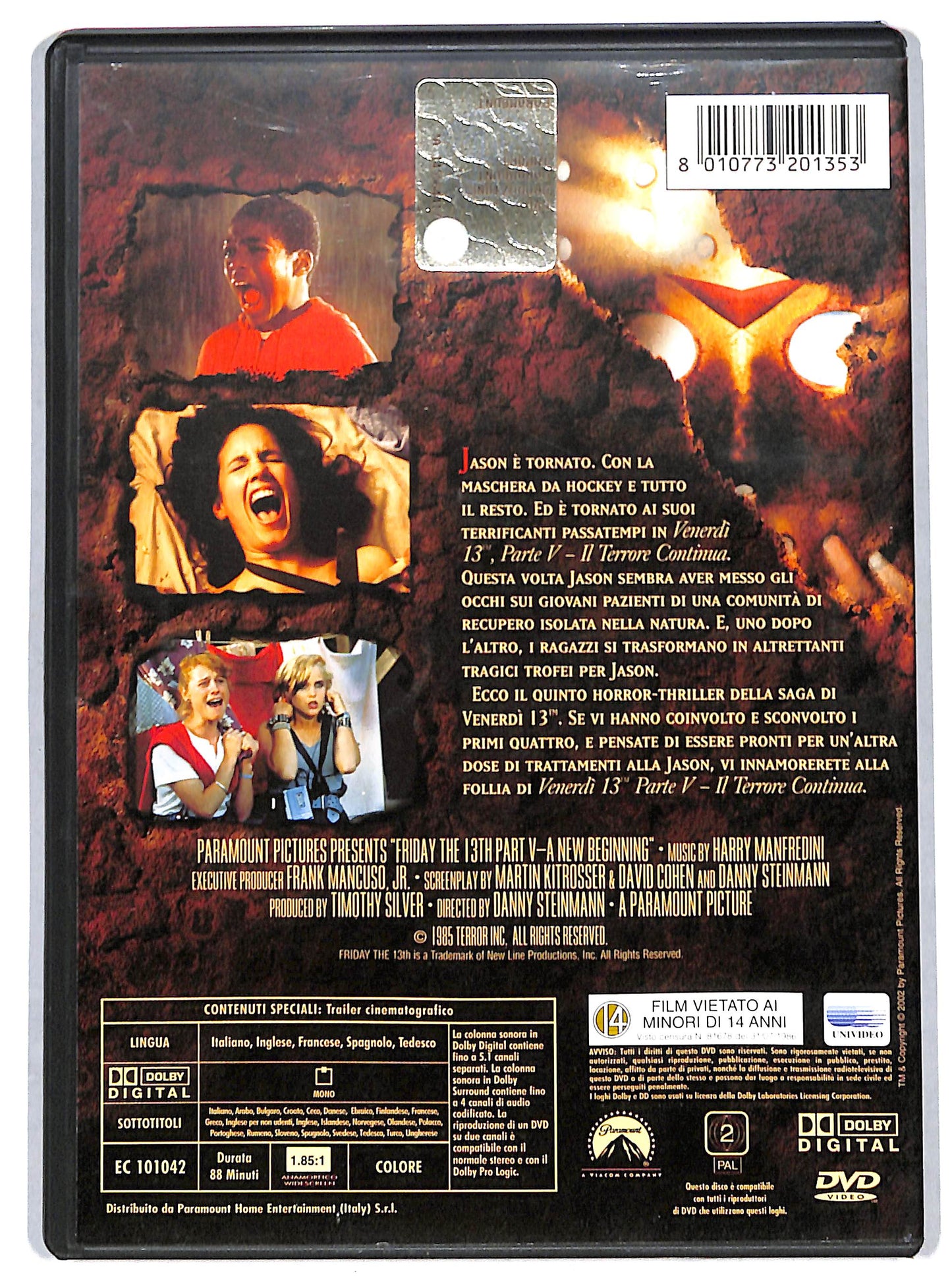 EBOND Venerdi 13: il terrore continua NOLEGGIO DVD DB700107