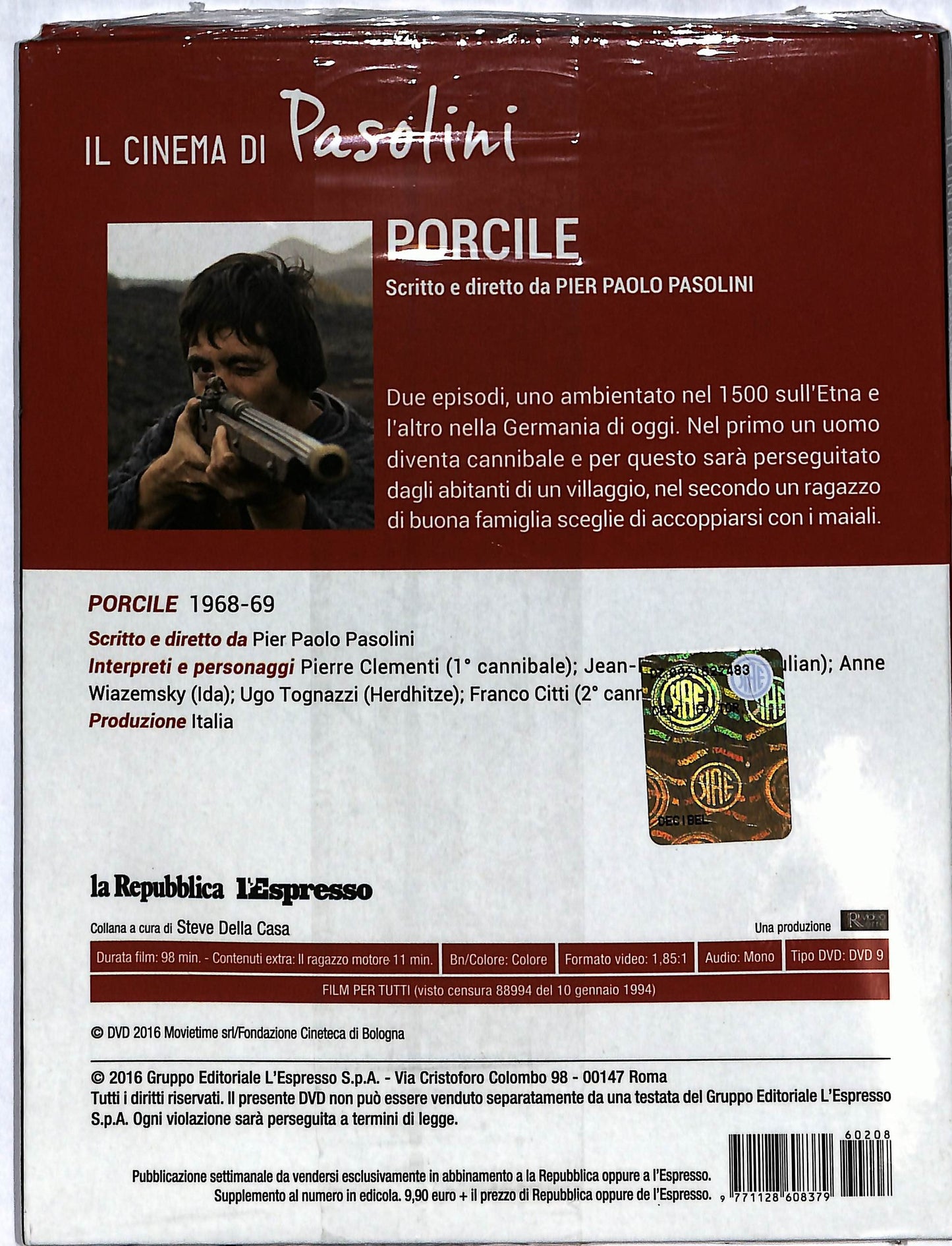 EBOND Il cinema di Pasolini - Porcile vol.9 EDITORIALE DVD DB700149