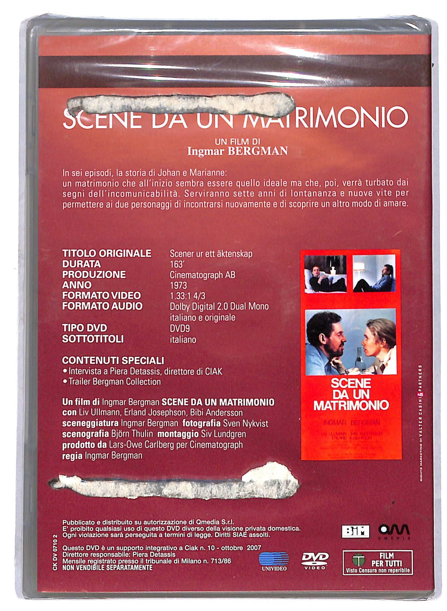 EBOND Scene da un matrimonio EDITORIALE DVD DB700150