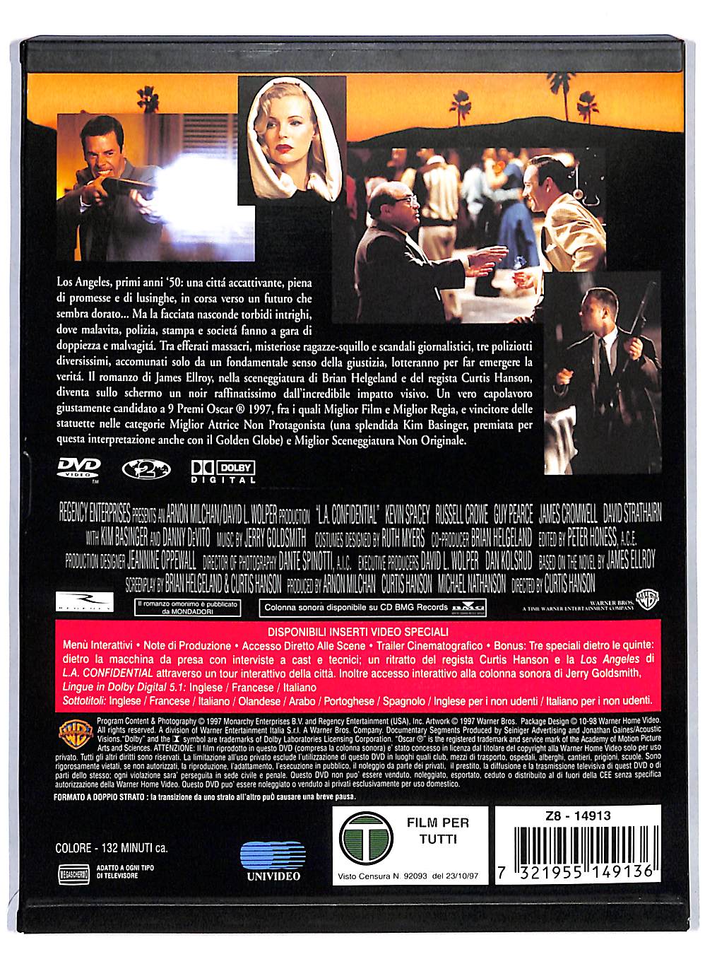 EBOND L. A. Confidential SNAPPER DVD DB700344
