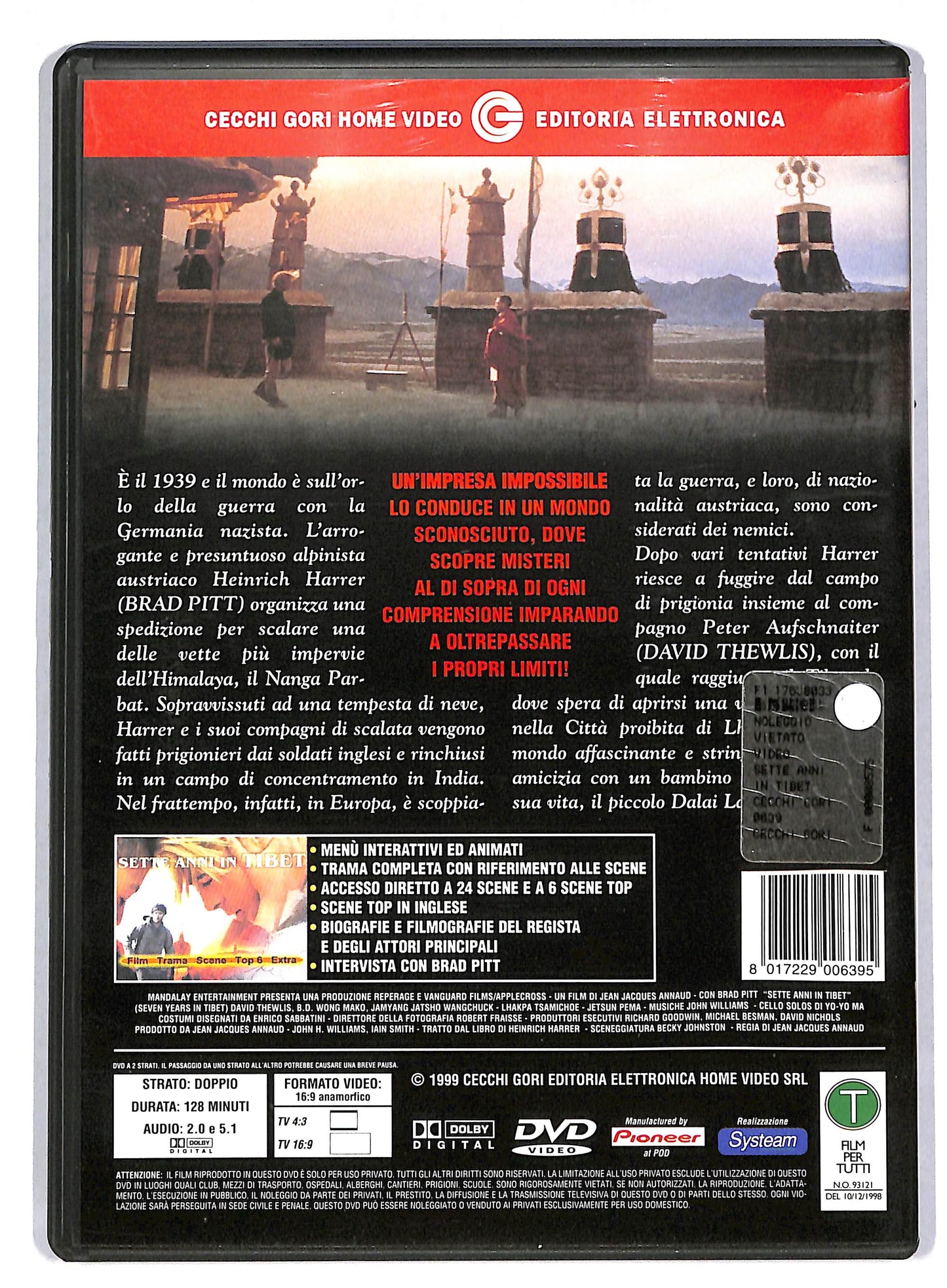 EBOND Sette anni in Tibet DVD DB700349