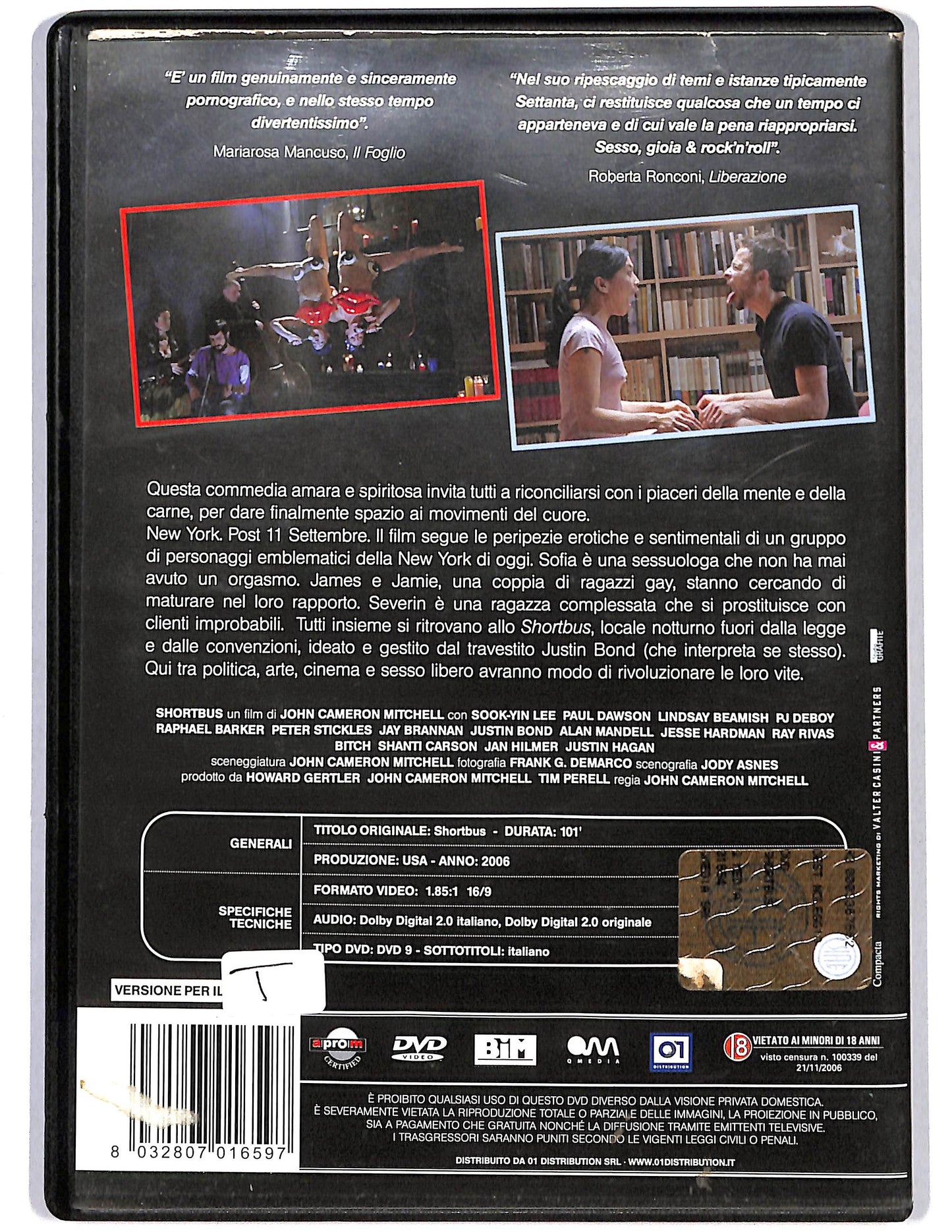 EBOND Shortbus Dove tutto e permesso Noleggio DVD DB700351