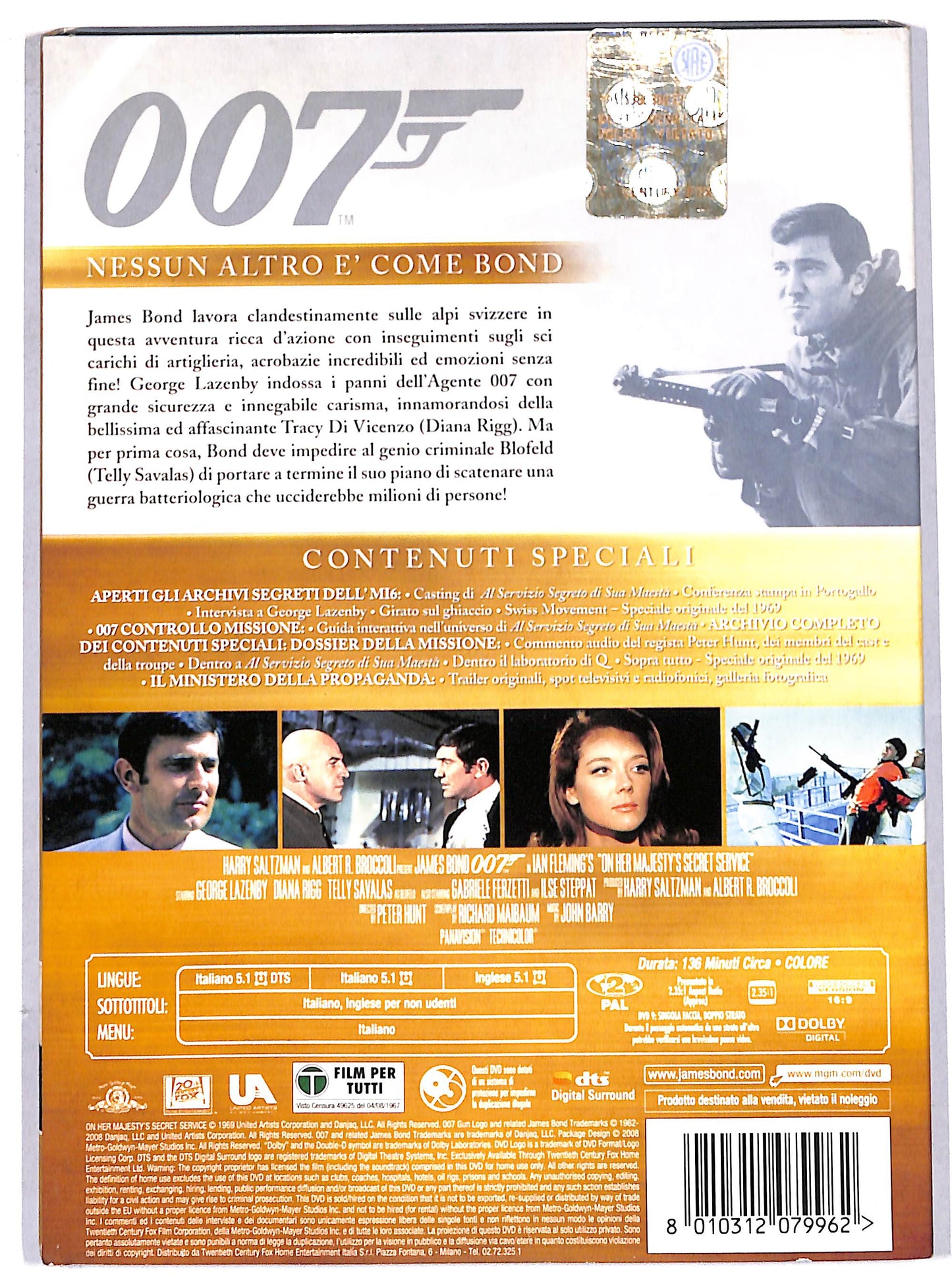 EBOND al servizio segreto di sua maesta DVD DB700664