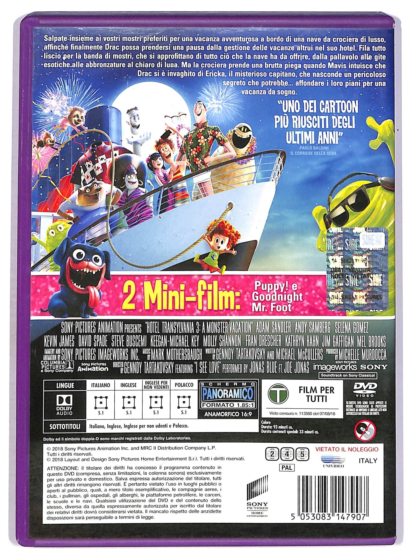 EBOND Hotel Transylvania 3 DVD DB700805