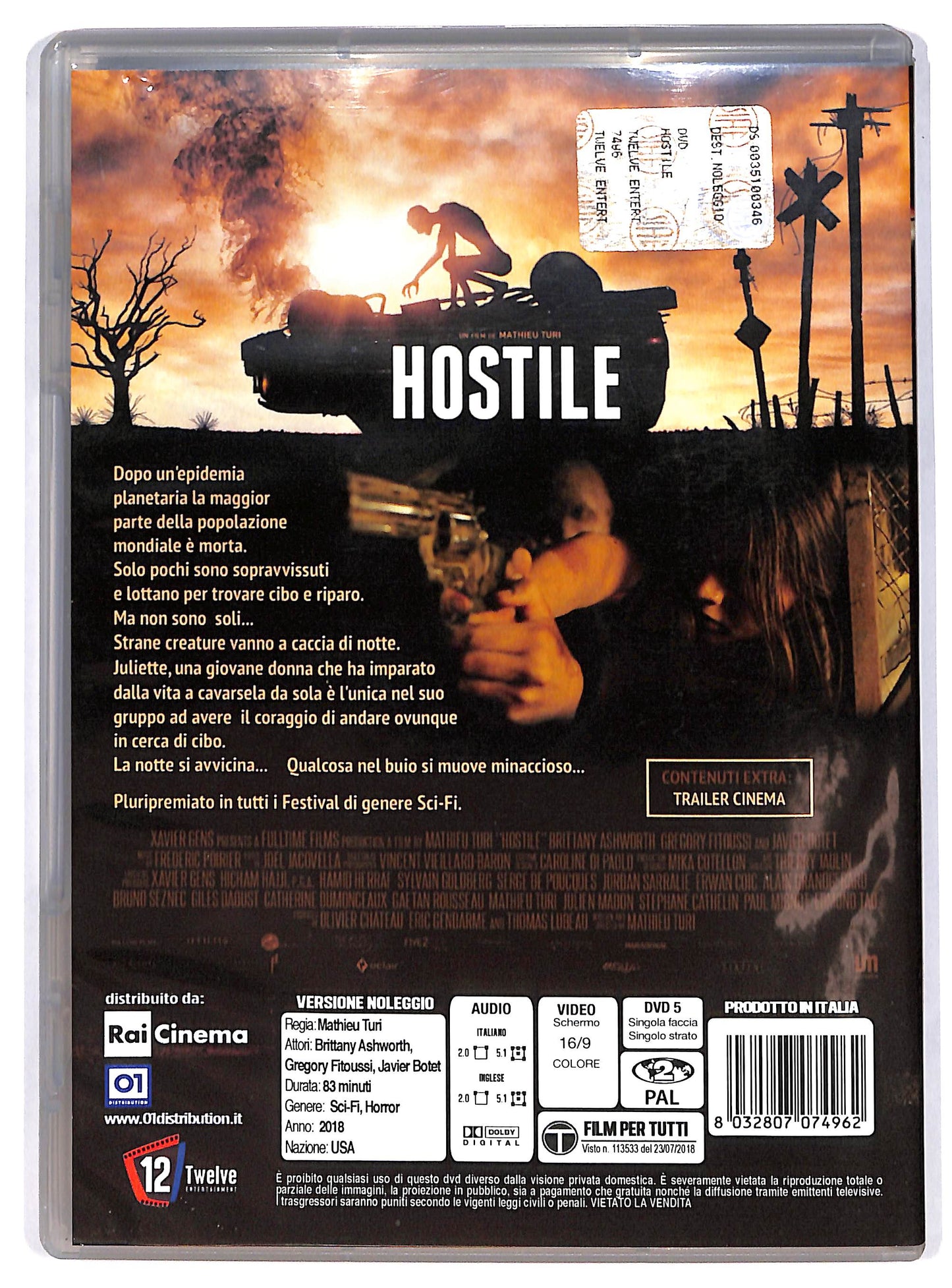EBOND Hostile DVD DB700814