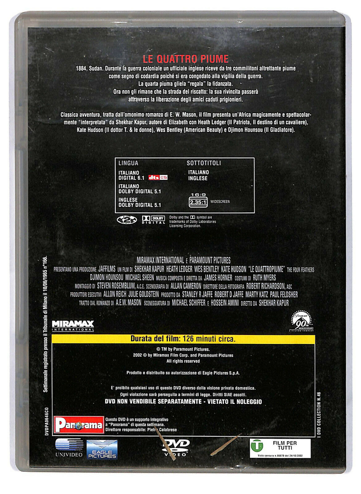 EBOND Le Quattropiume Editoriale DVD DB700930