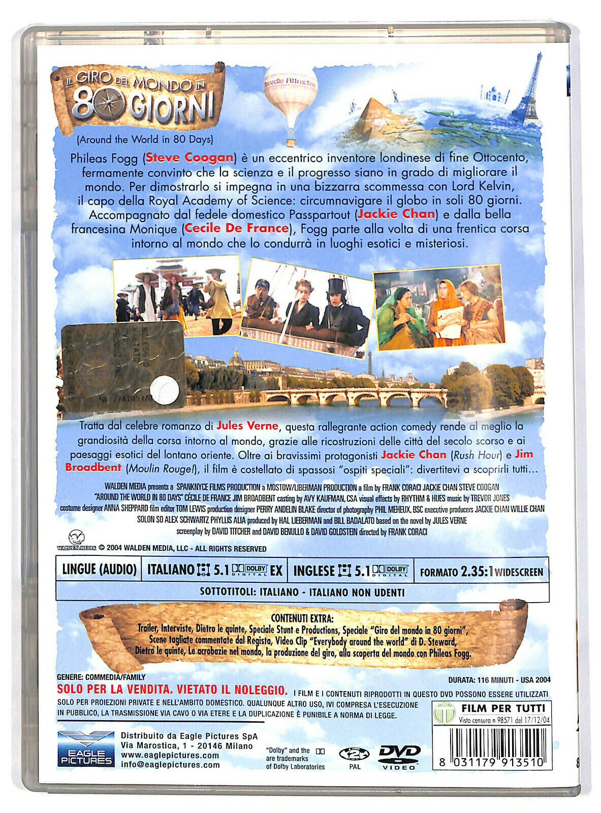 EBOND Il Giro Del Mondo In 80 Giorni DVD DB700947