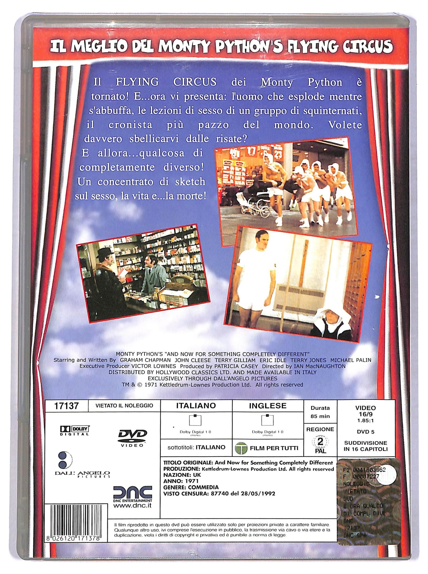 EBOND E... Ora Qualcosa Di Completamente Diverso DVD DB700952