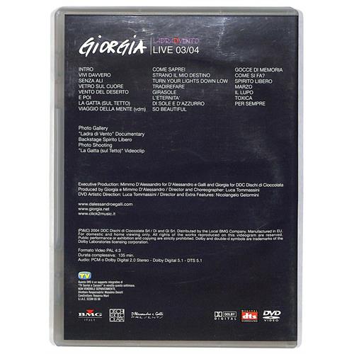 EBOND Giorgia - Ladra Di Vento Live 03/04 Editoriale DVD DB701128