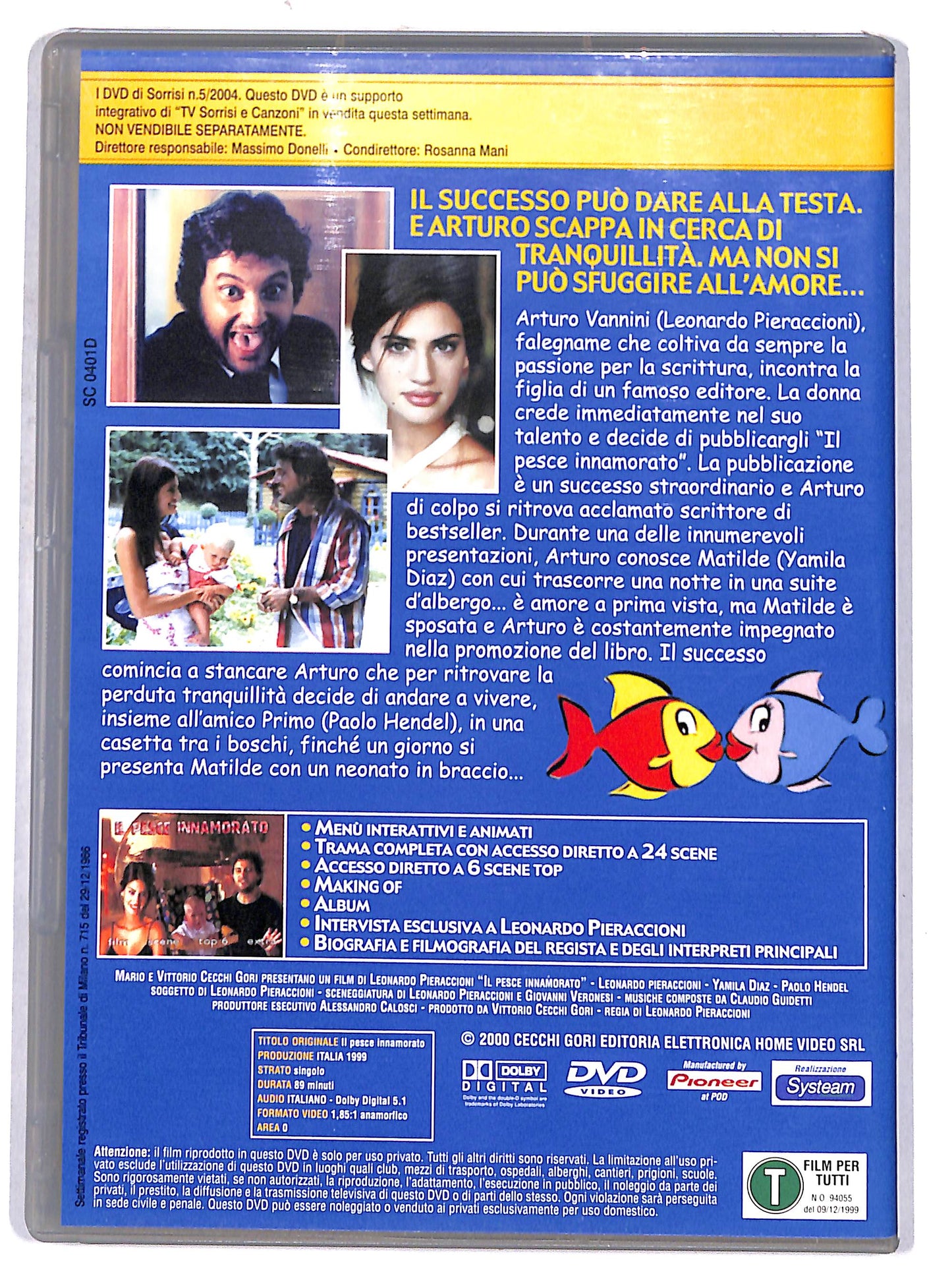 EBOND Il pesce innamorato EDITORIALE DVD DB701153