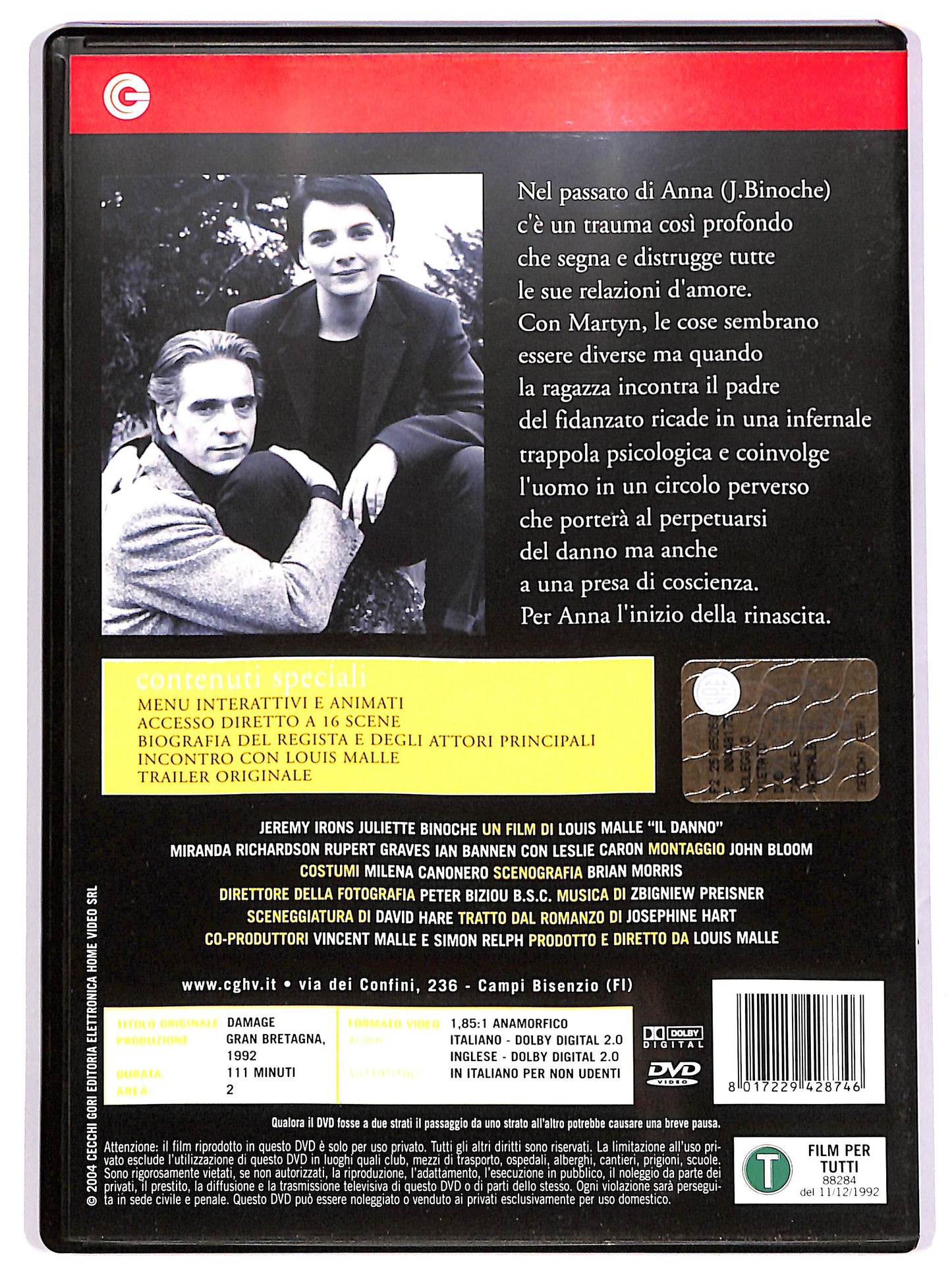 EBOND Il danno DVD DB701210