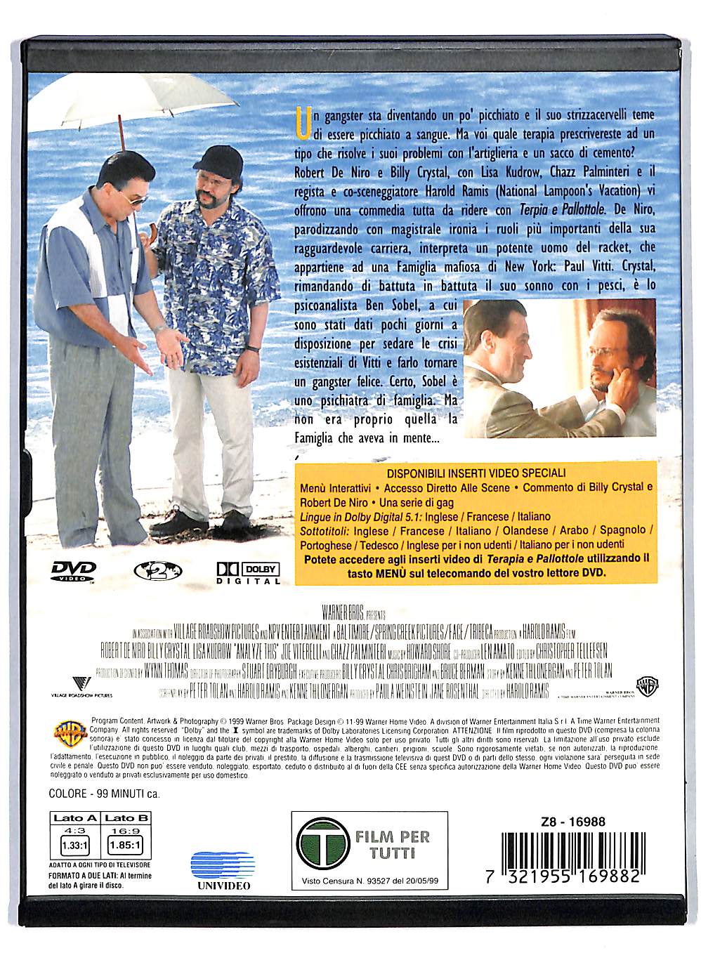 EBOND Terapia e pallottole SNAPPER DVD DB701236