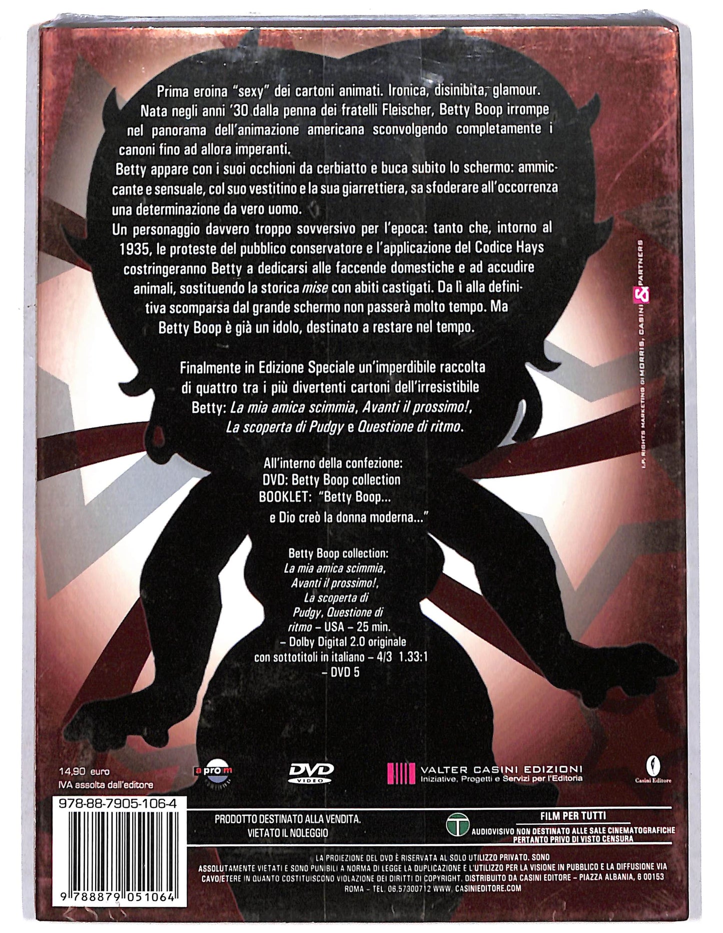 EBOND Betty Boop Cartoons Collection (Dvd+Booklet) DVD DB701241