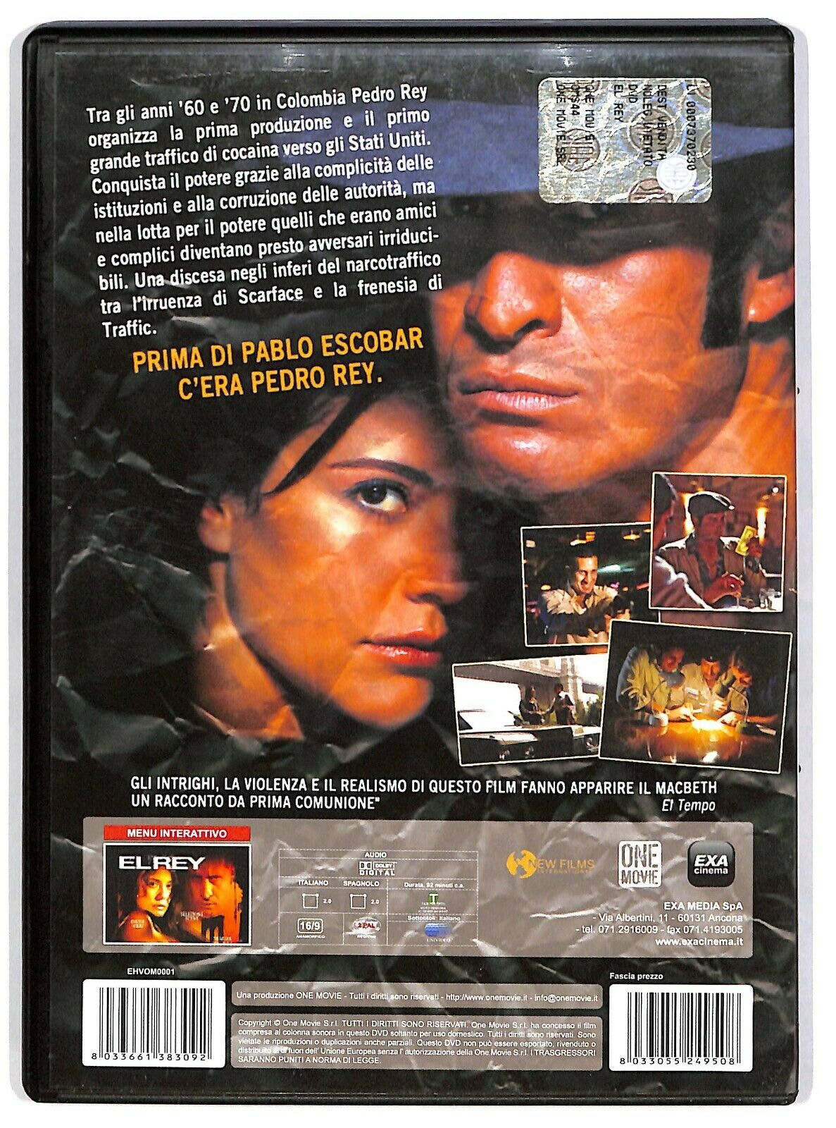 EBOND El Rey - Negli Anni '70 La Cocaina Aveva Un Solo Re DVD DB701301