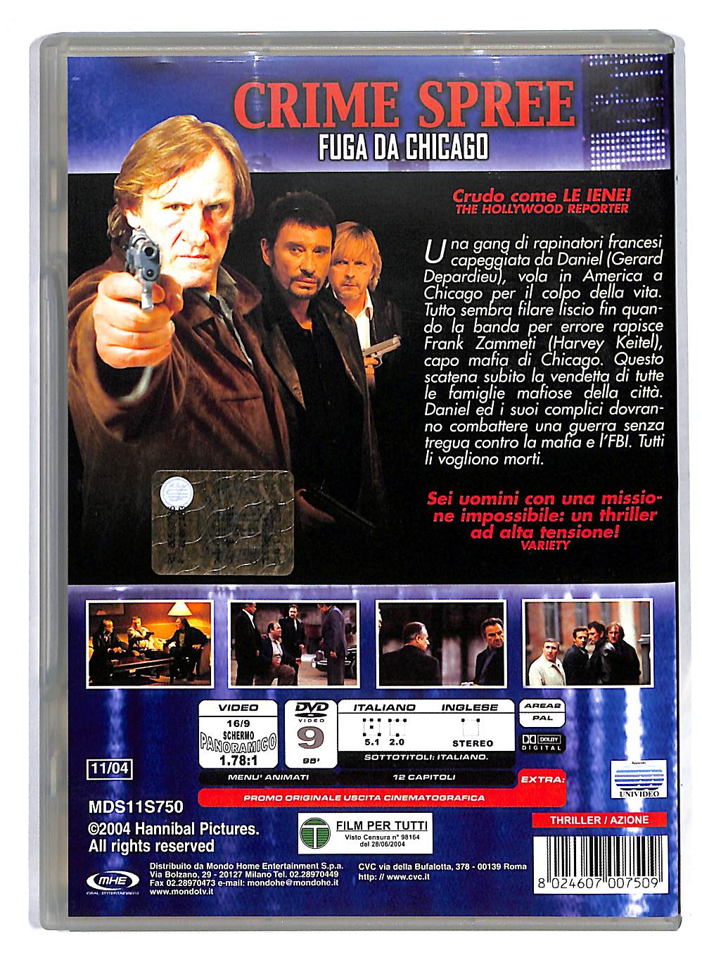 EBOND Crime Spree - Fuga da Chicago DVD DB701313