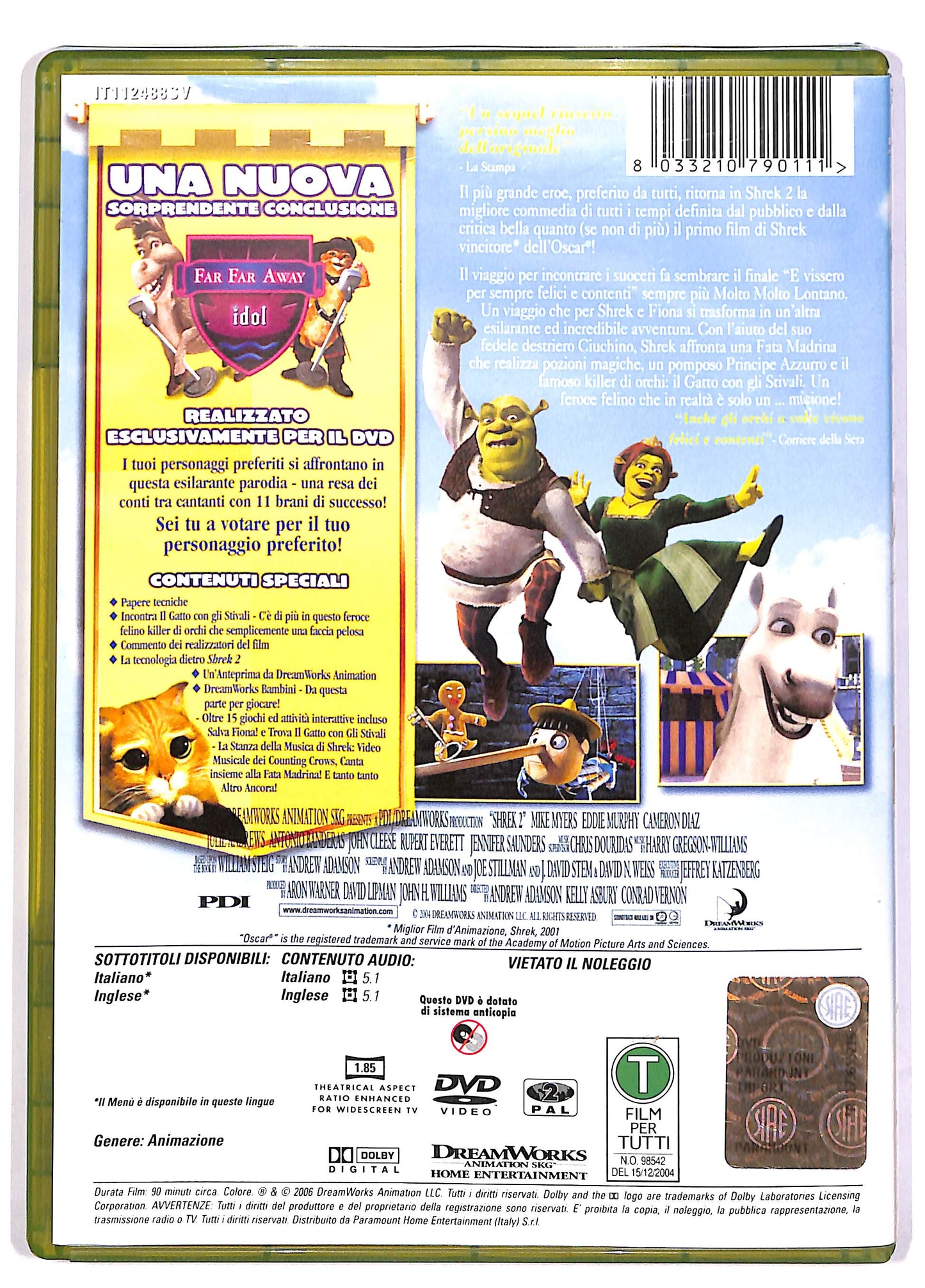 EBOND Shrek 2 DVD DB701315