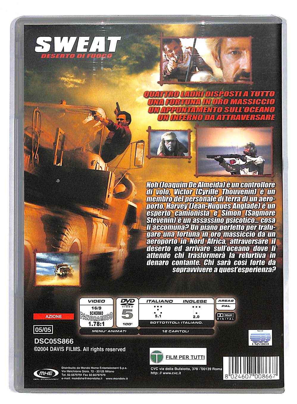 EBOND Sweat - Deserto Di Fuoco DVD DB701337