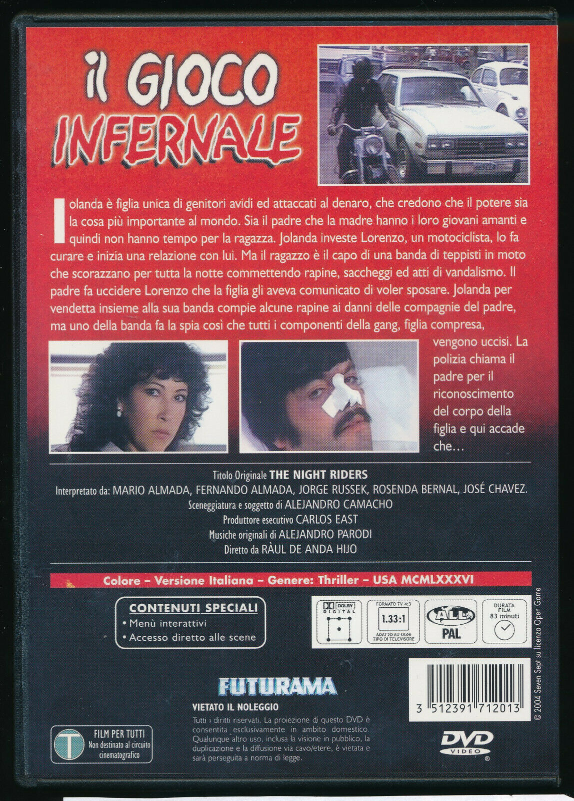 EBOND Il Gioco Infernale DVD DB701345