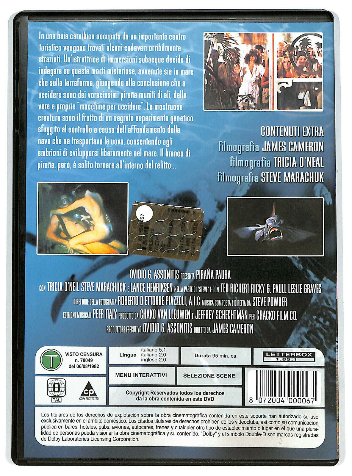 EBOND Pirana Paura DVD DB701716