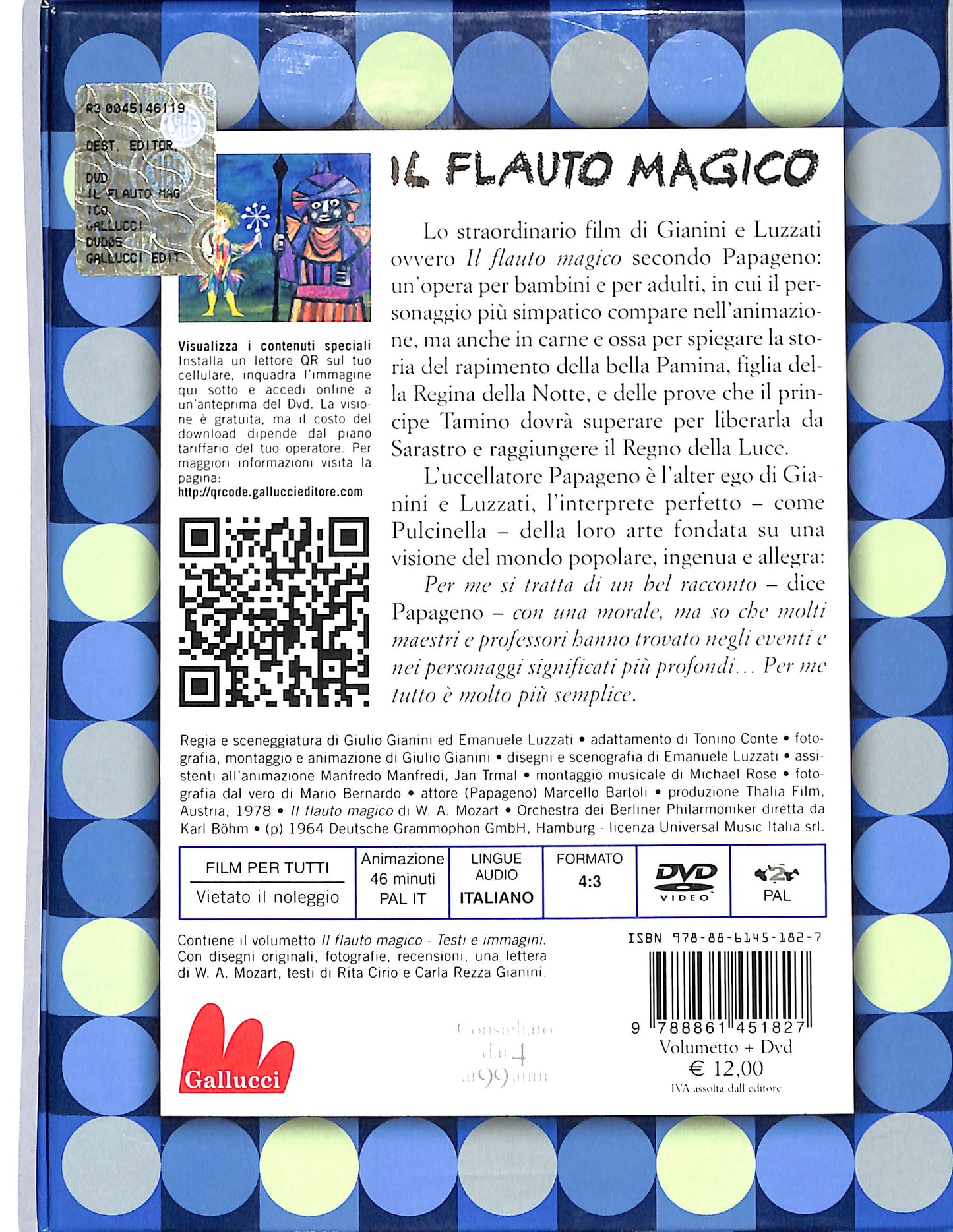 EBOND Il flauto magico - Audiolibro in formato EDITORIALE DVD DB701724
