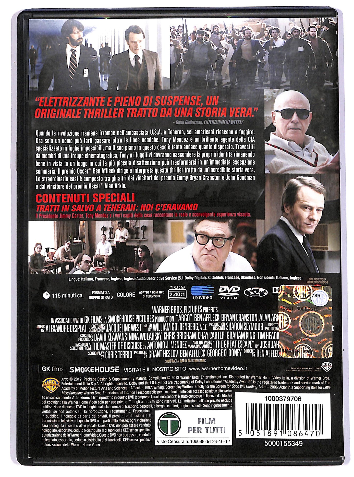 EBOND ARGO Noleggio NOLEGGIO DVD DB701760