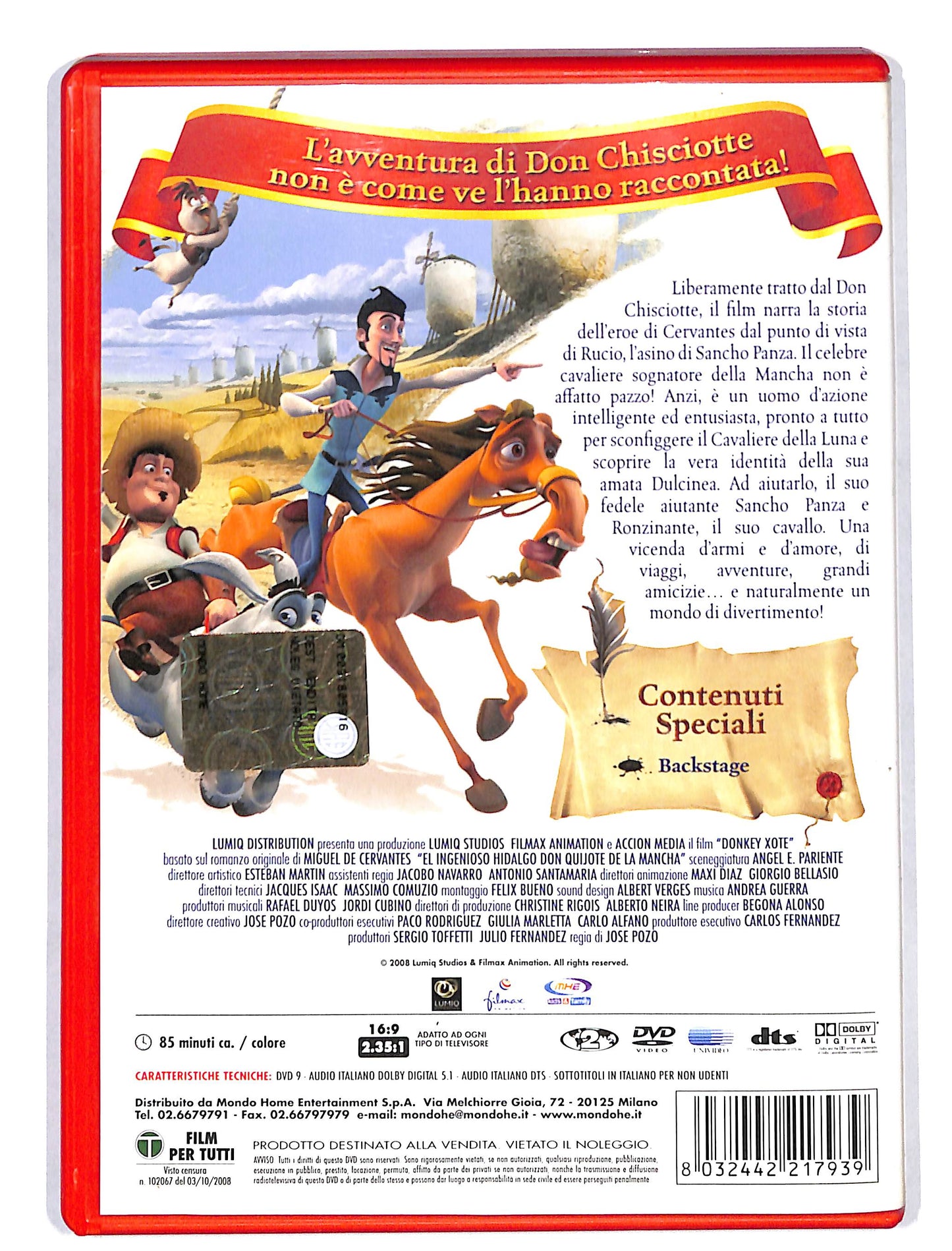 EBOND Donkey Xote DVD DB702115