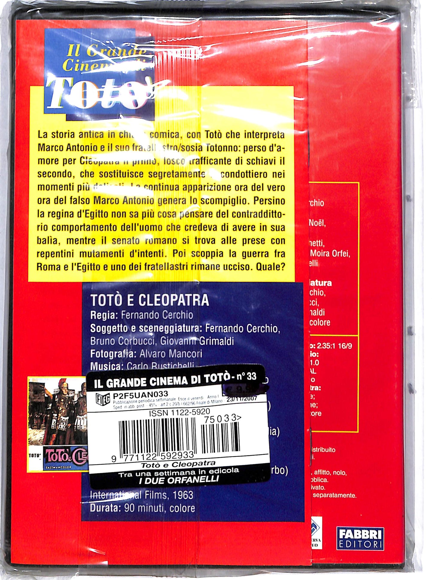 EBOND Toto e Cleopatra - EDITORIALE DVD DB702124
