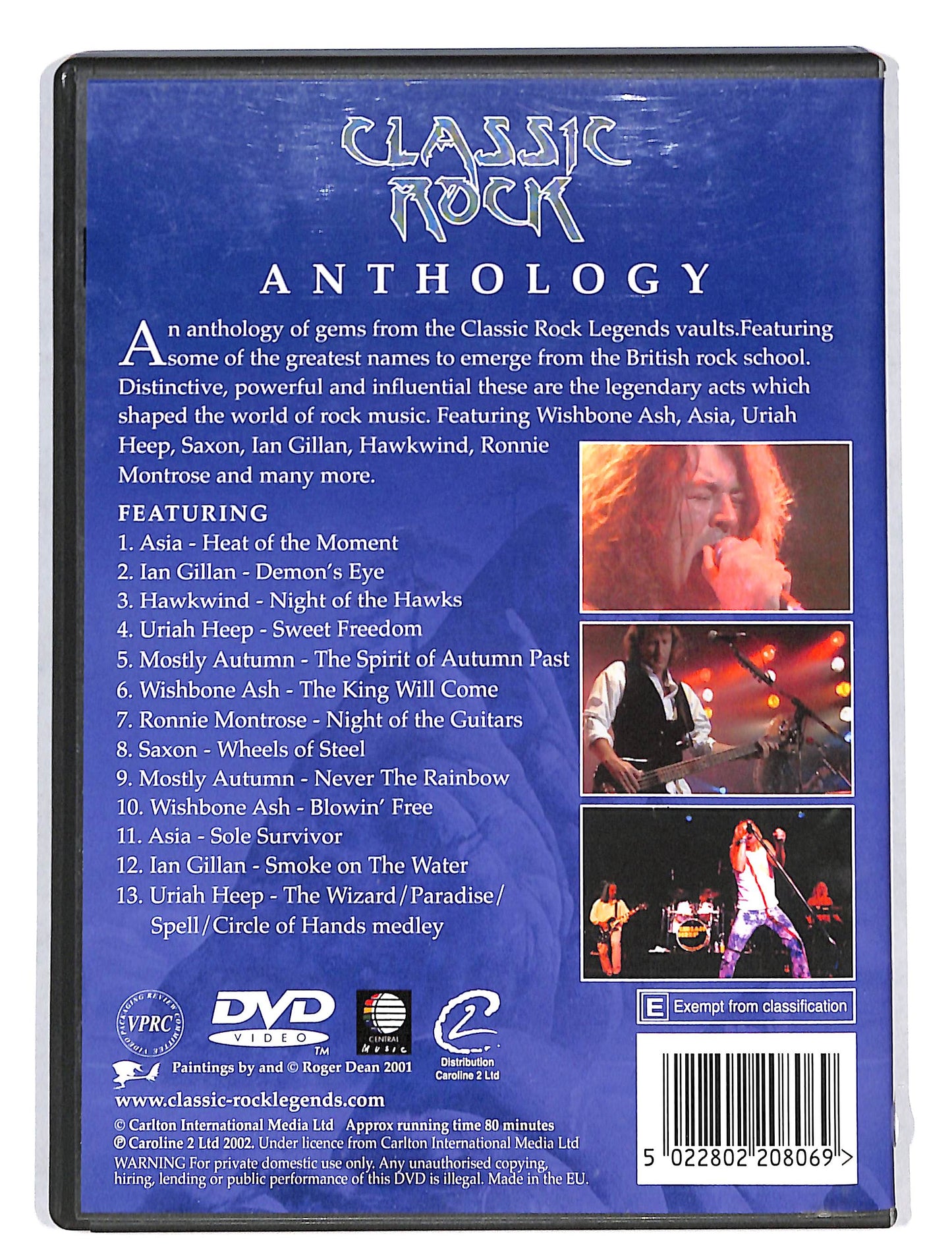 EBOND Classic Rock Anthology - Classic Rock Legends DVD DB702158