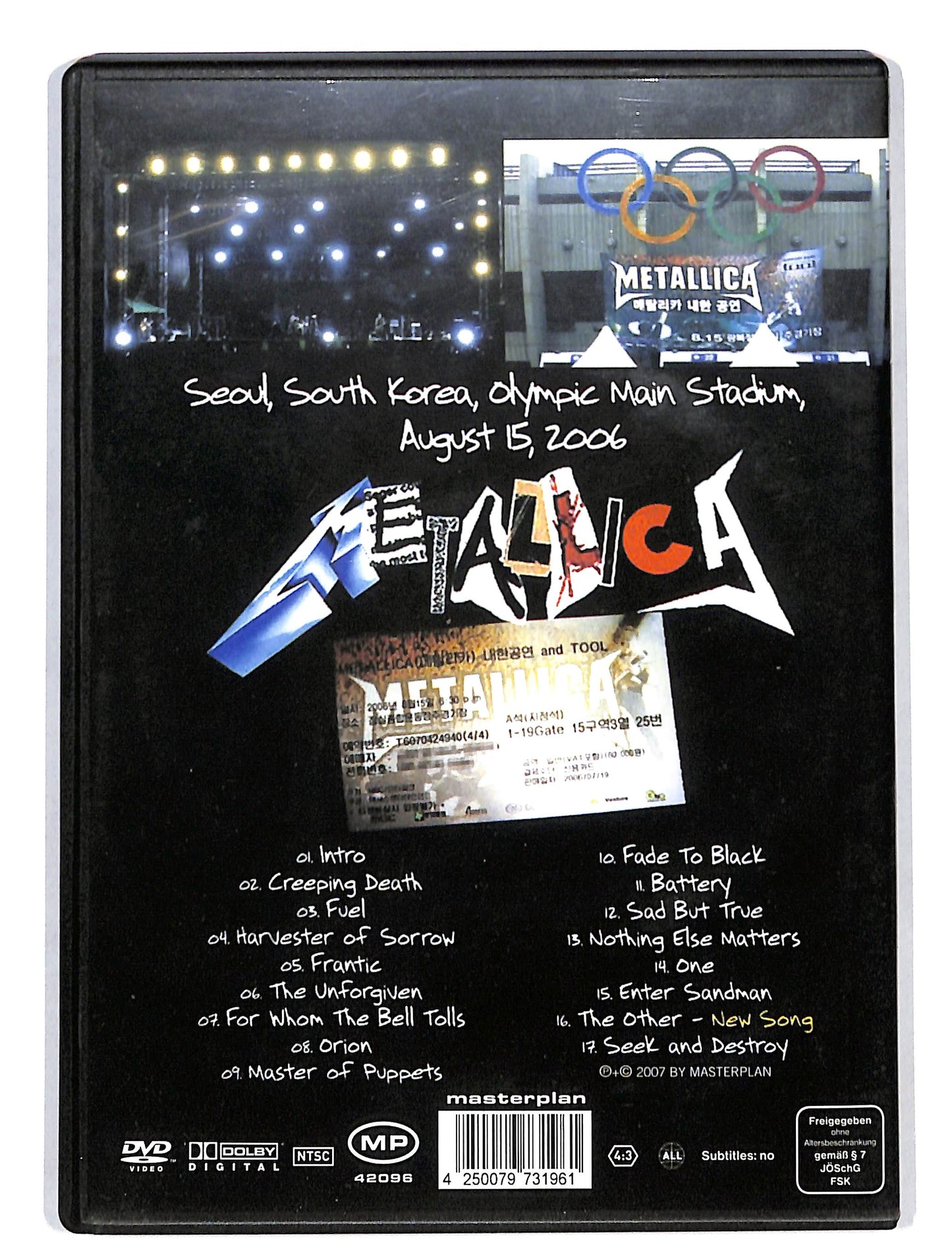 EBOND Metallica - Korea 2006 DVD DB702161