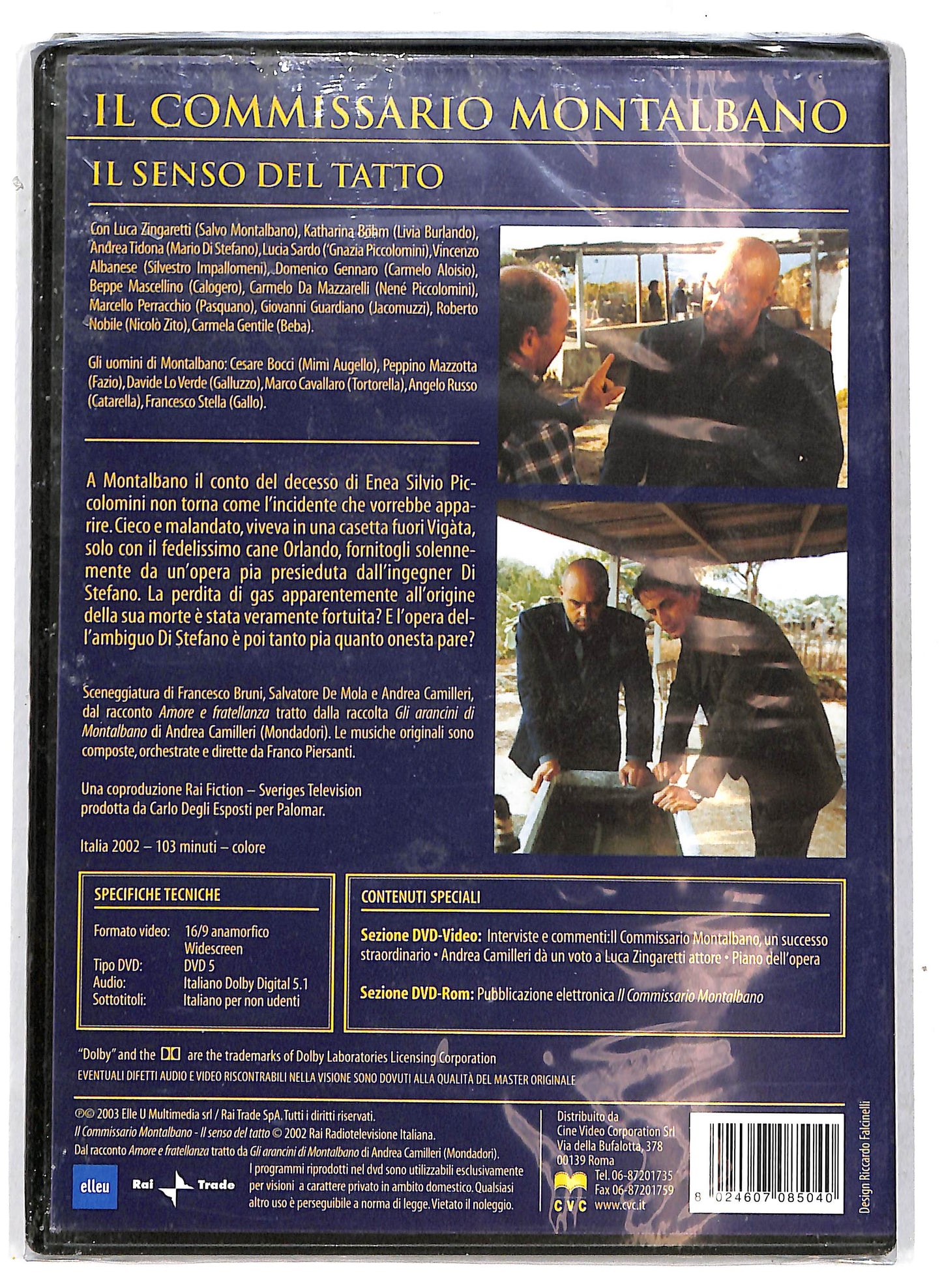 EBOND Il commissario Montalbano - Il senso del tatto DVD DB702422