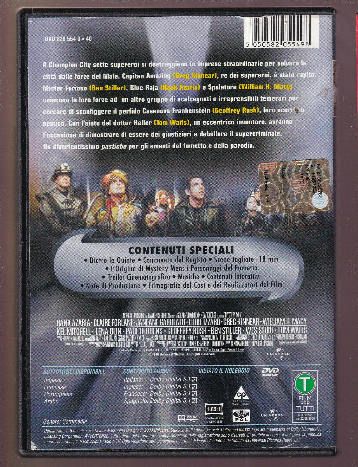 EBOND Mystery Men DVD DB702425