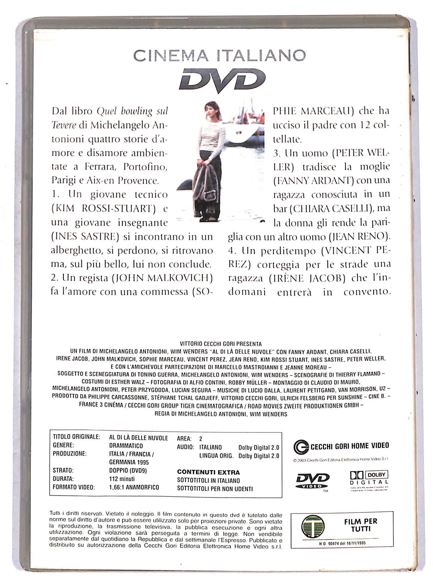 EBOND Al di la delle nuvole EDITORIALE DVD DB702664
