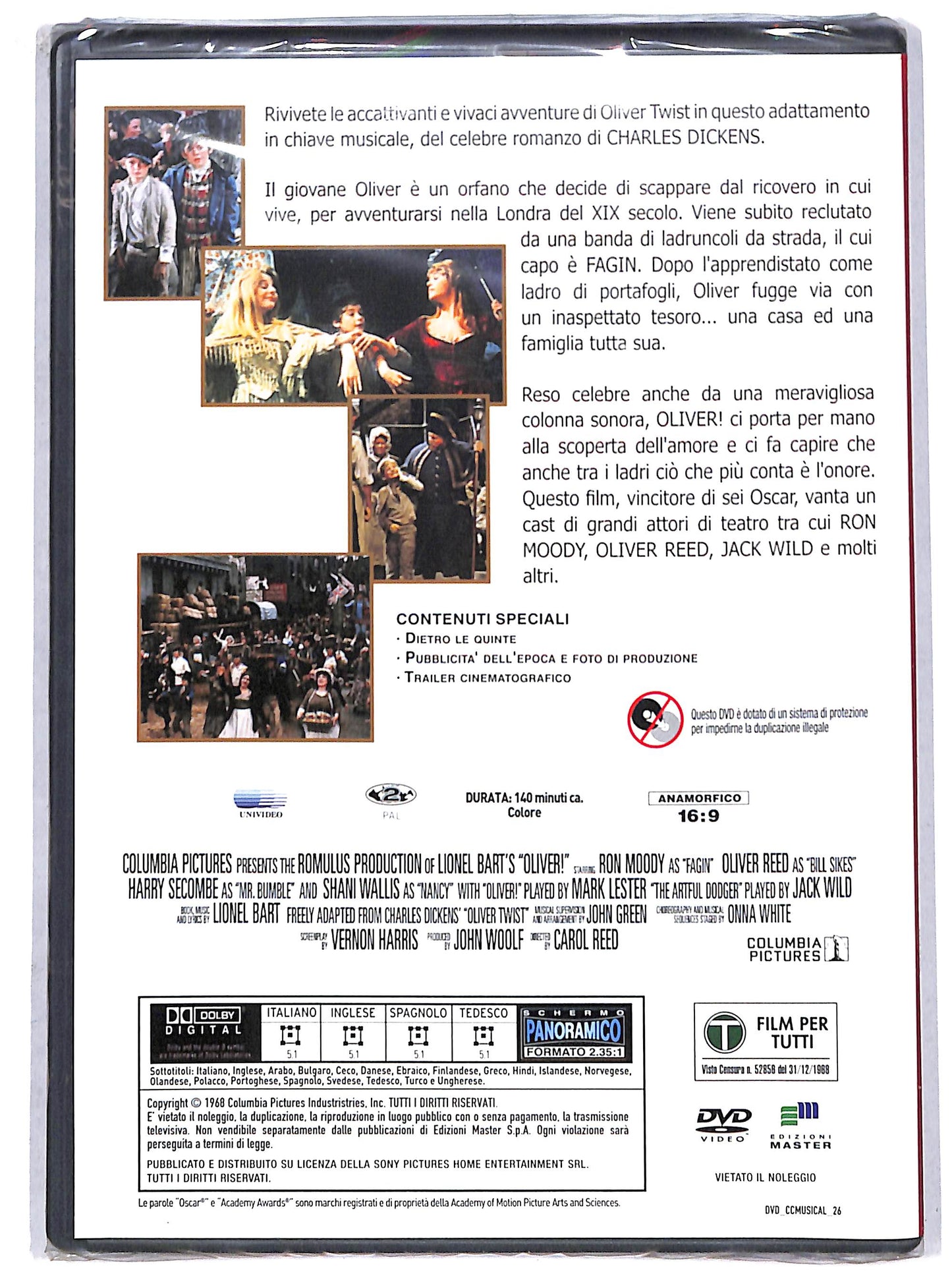 EBOND Oliver! EDITORIALE DVD DB702834