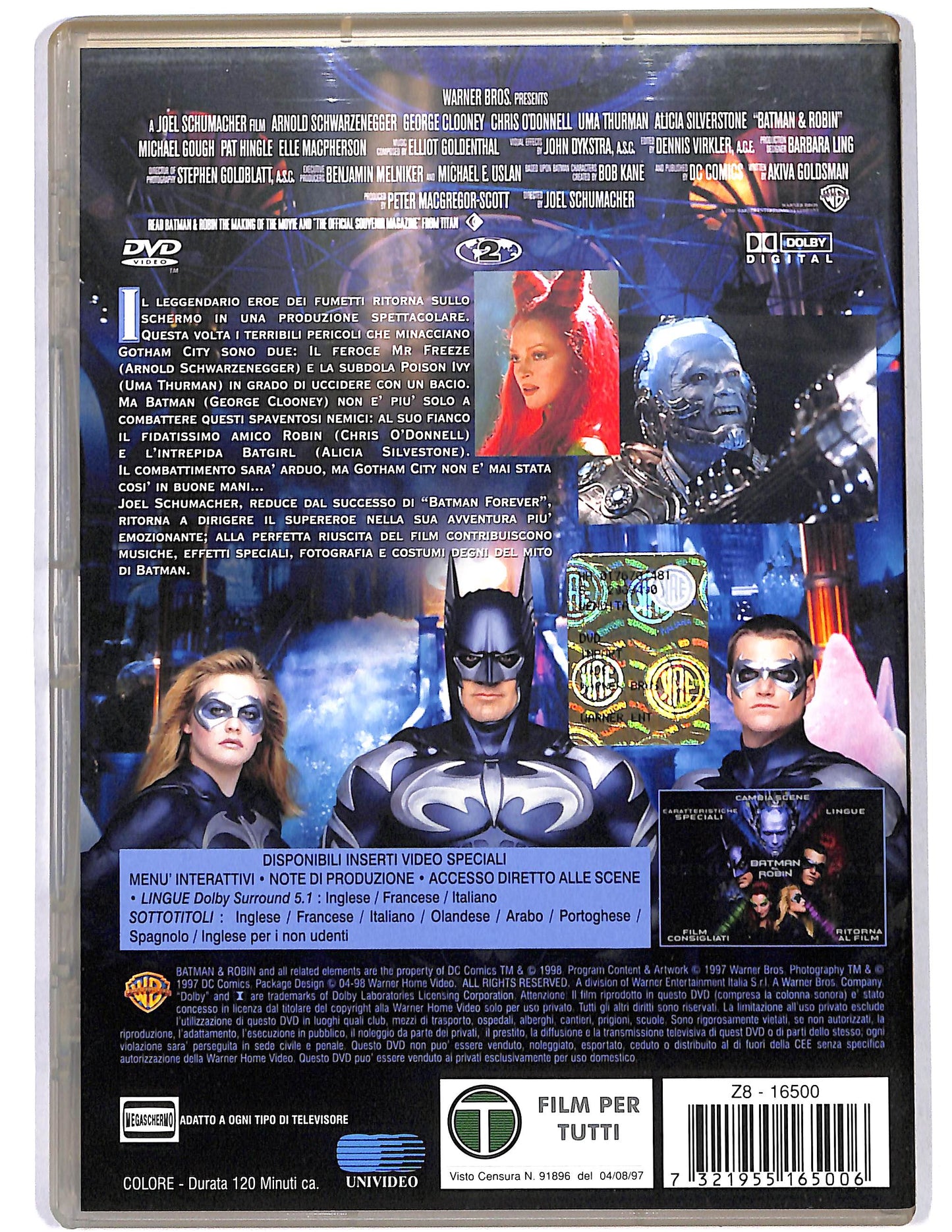 EBOND Batman e Robin DVD DB703201