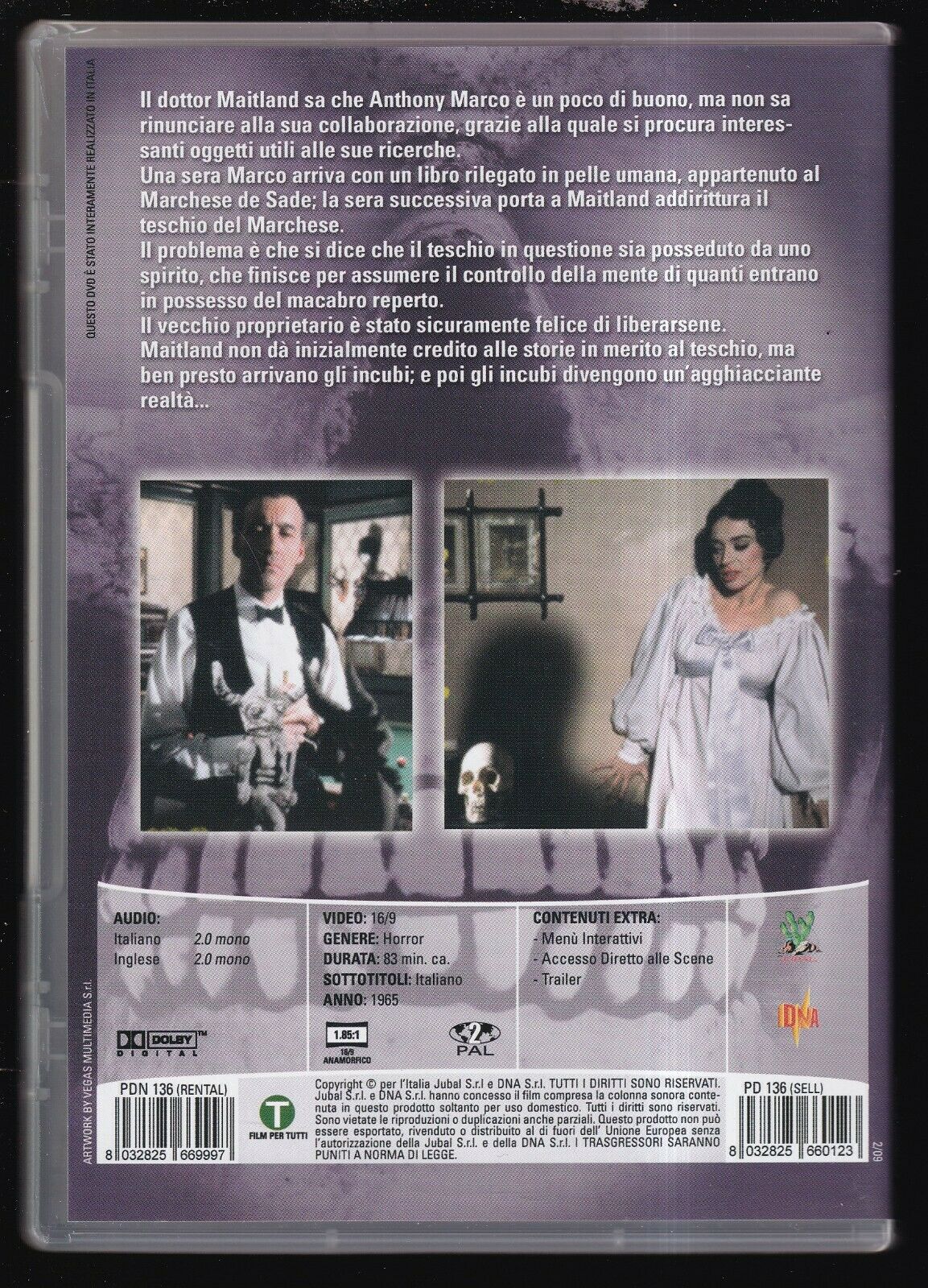 EBOND Il Teschio Maledetto DVD DB703427