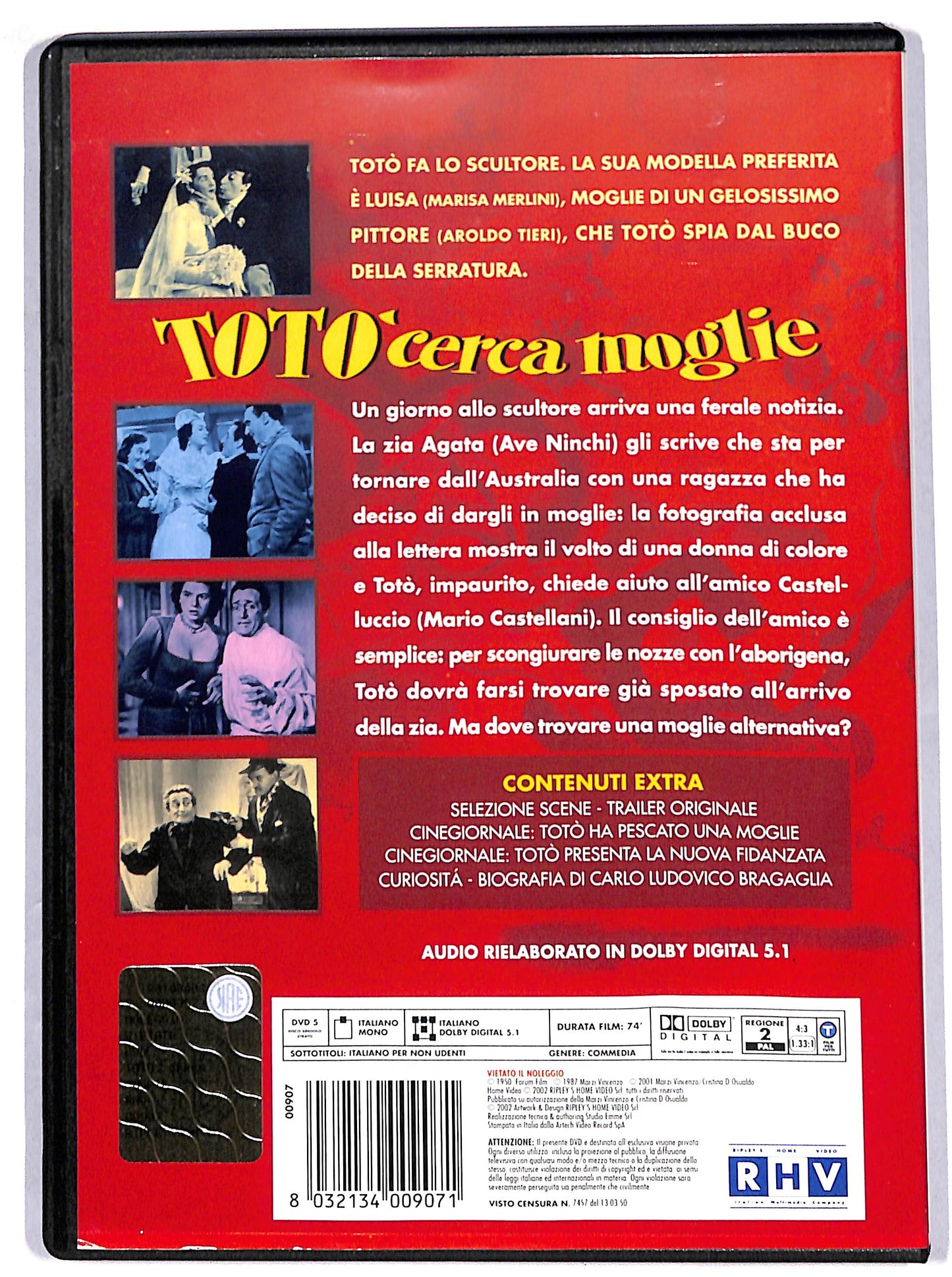 EBOND toto' cerca moglie DVD DB703441
