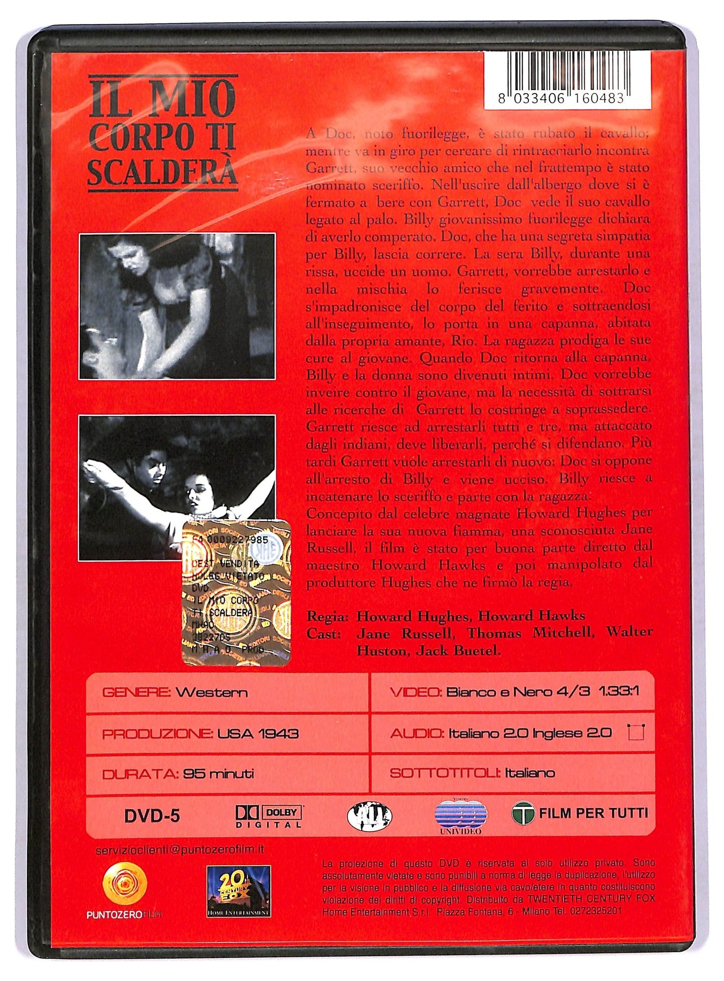EBOND Il mio corpo ti scaldera DVD DB703460