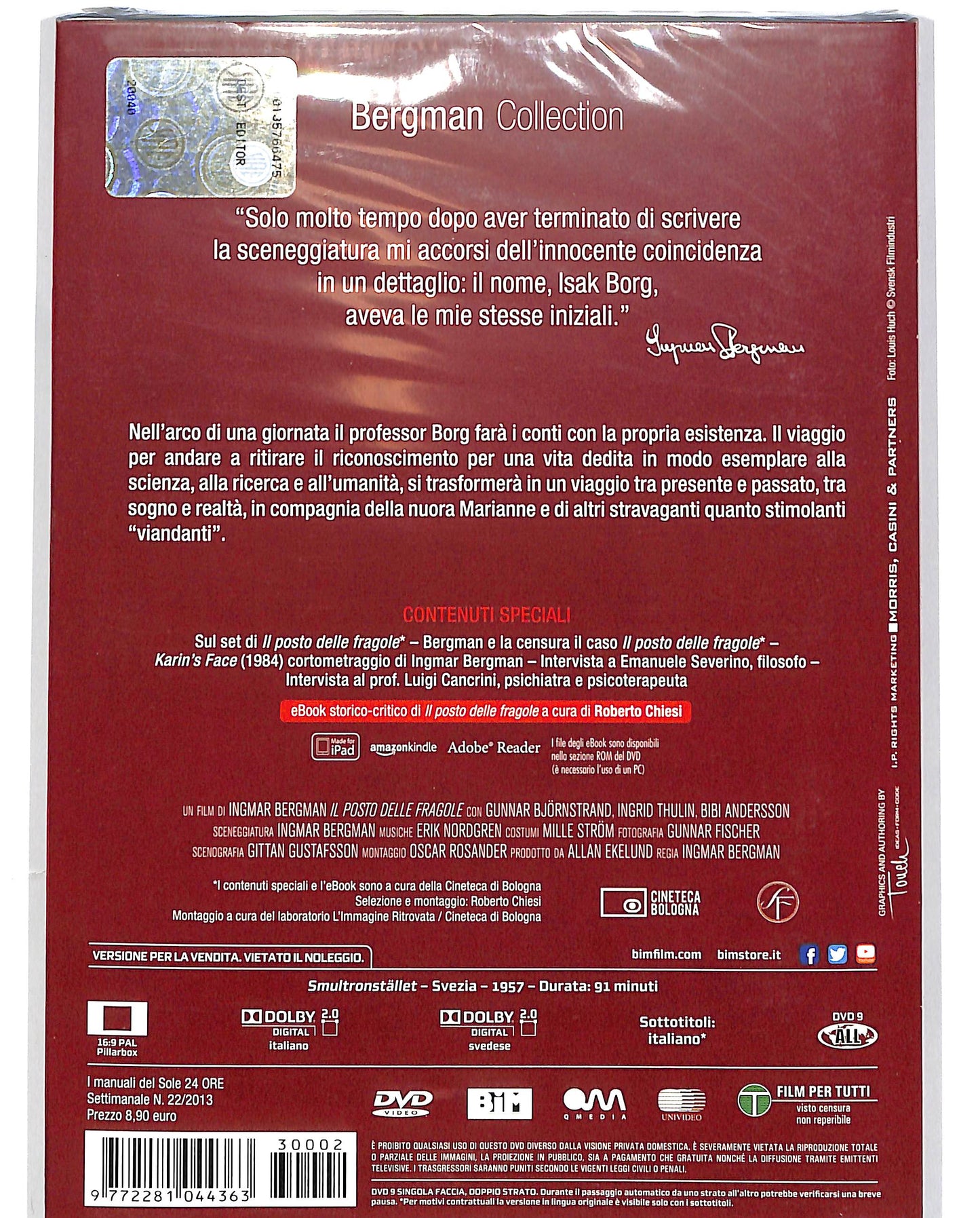 EBOND Il posto delle fragole EDITORIALE DVD DB703650