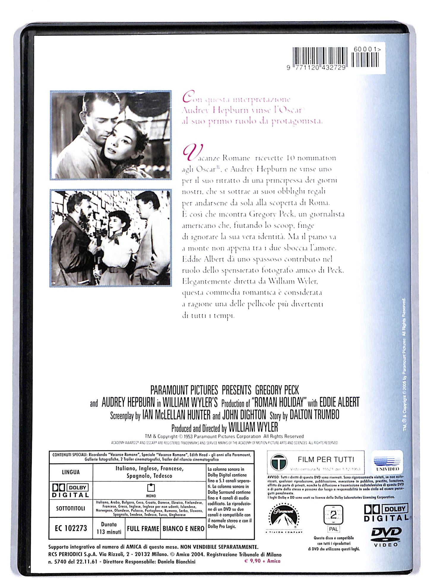 EBOND Vacanze Romane EDITORIALE DVD DB703654