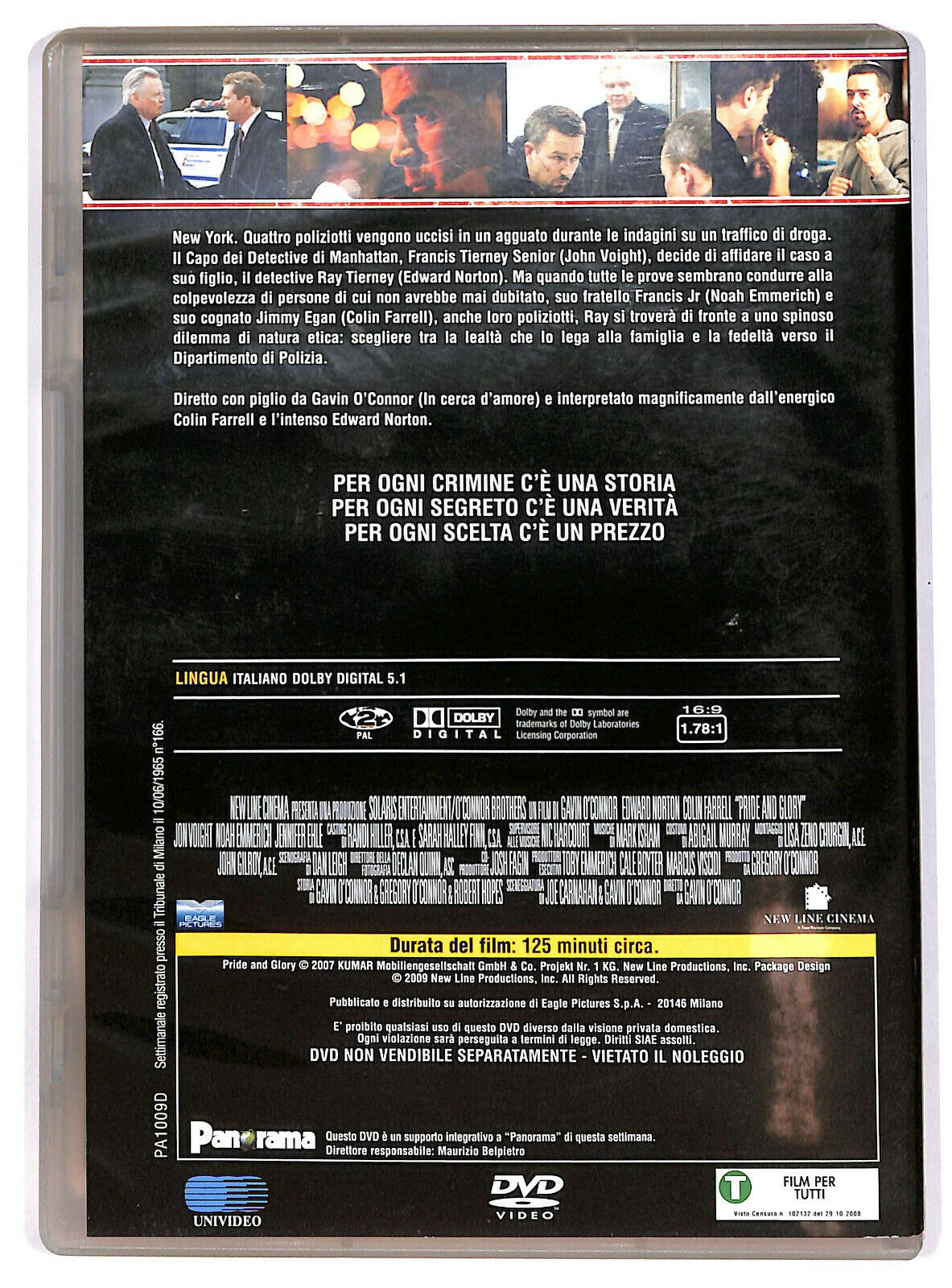 EBOND Pride And Glory Il Prezzo Dell'onore Editoriale DVD DB703821
