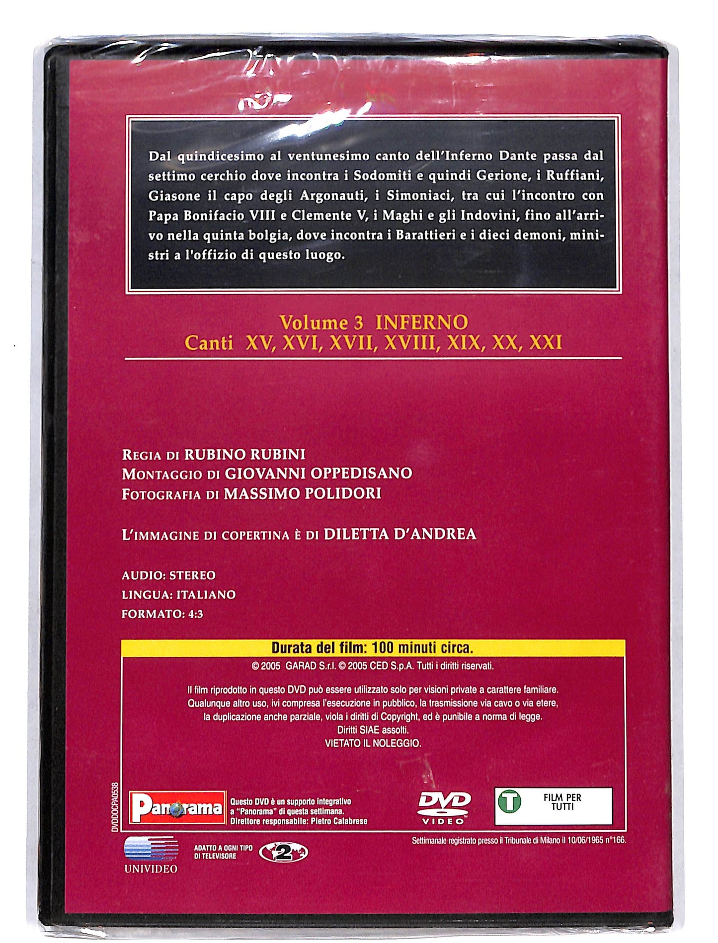 EBOND Gassman legge Dante Divina Commedia vol.3 DVD DB703823