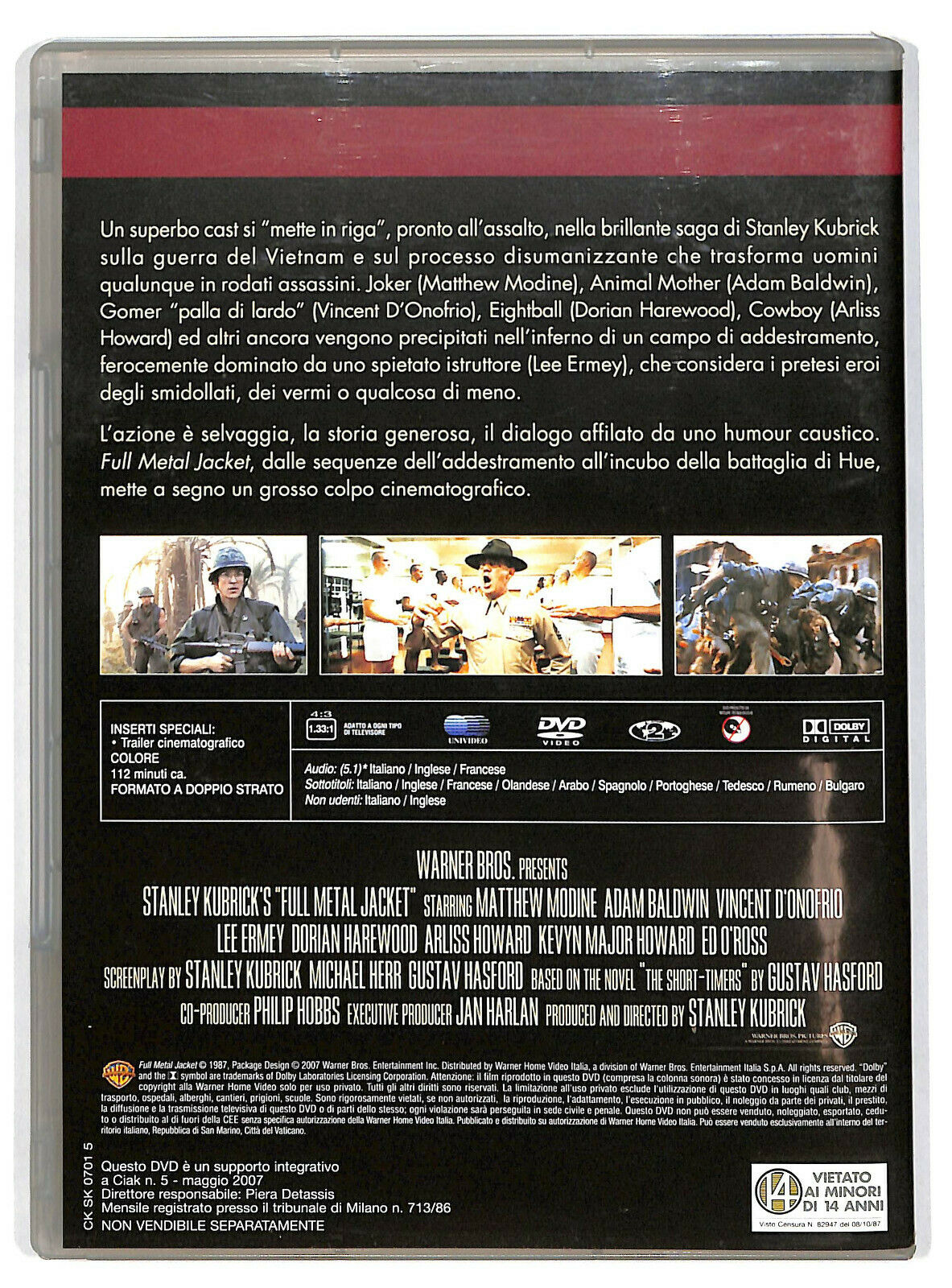 EBOND Full Metal Jacket Editoriale DVD DB703826