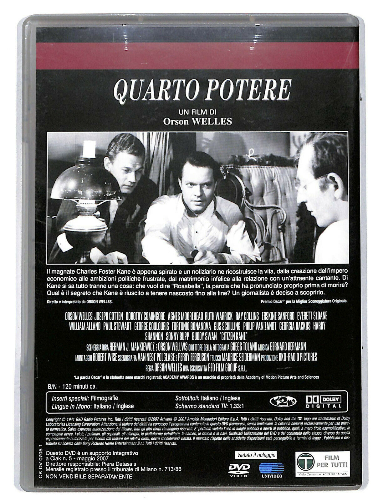 EBOND Quarto Potere Editoriale DVD DB703841