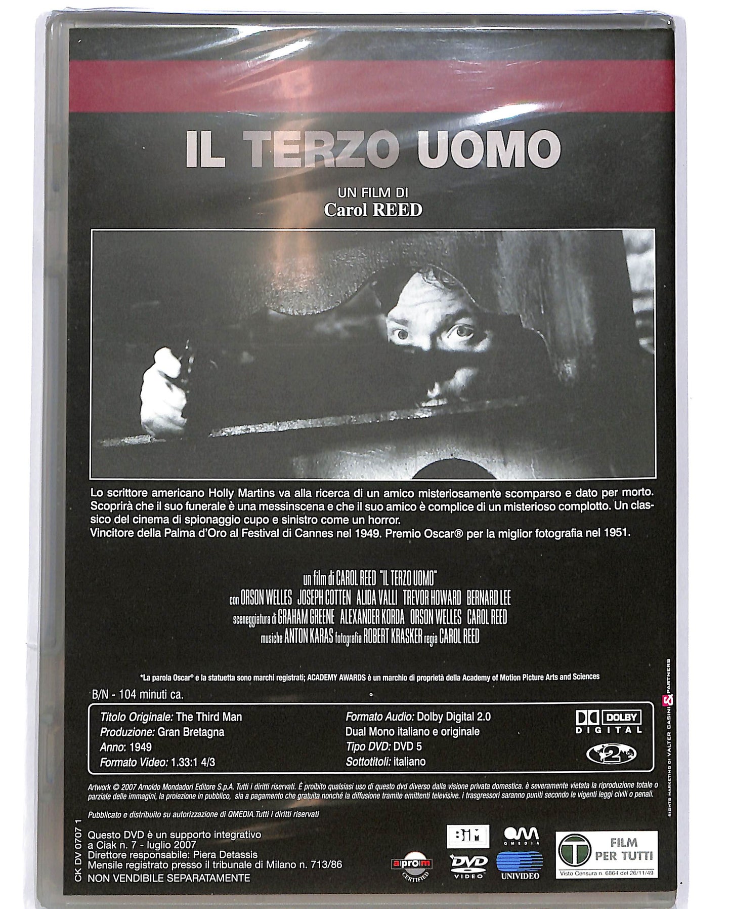 EBOND Il terzo uomo EDITORIALE DVD DB703863