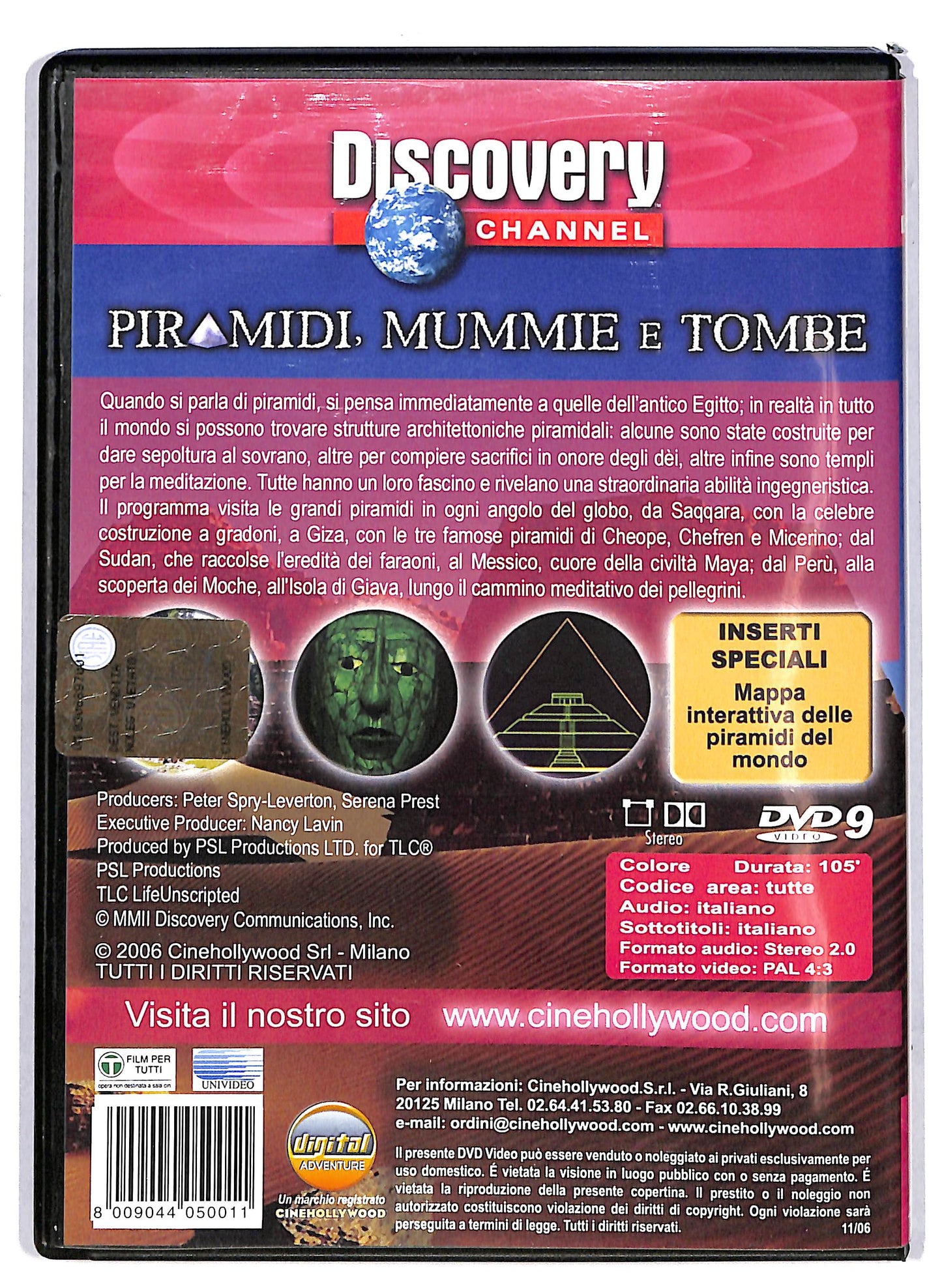EBOND Piramidi Mummie e Tombe EDITORIALE DVD DB703905