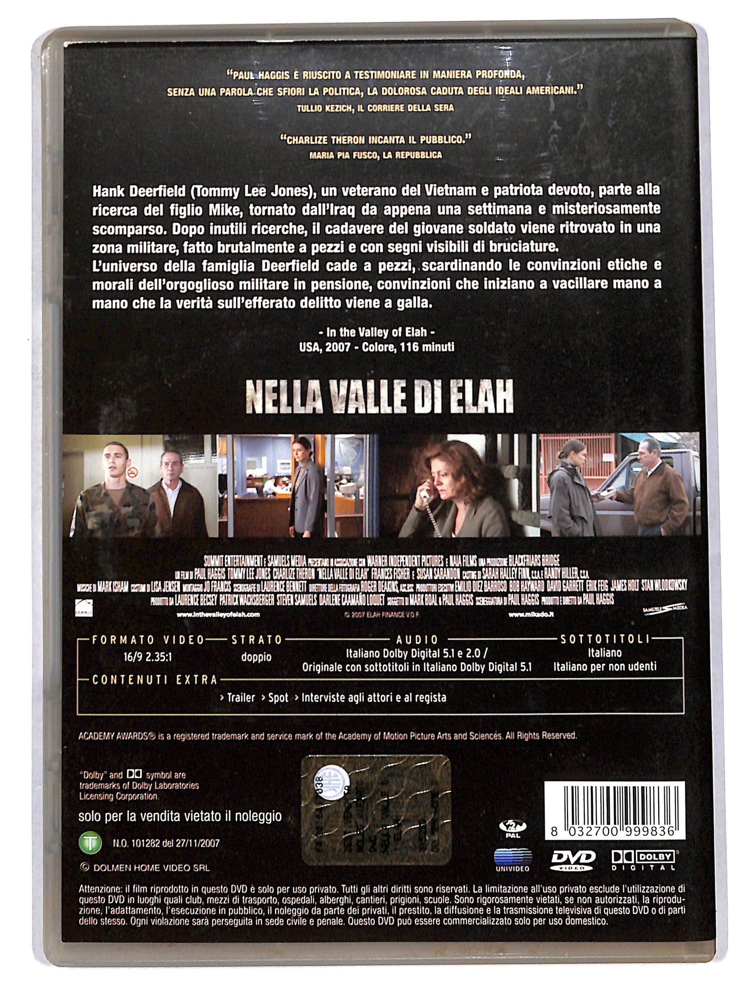 EBOND nella valle di elah DVD DB703917