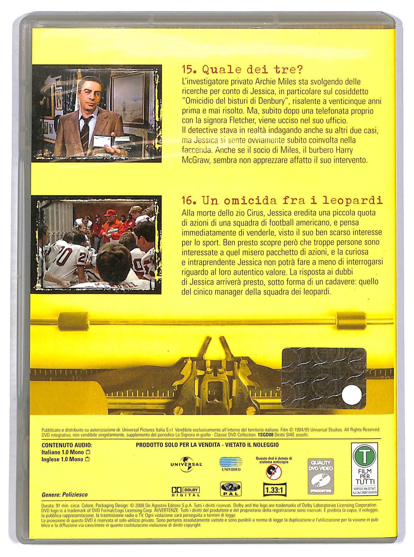 EBOND La signora in giallo stagione 1 episodi 15 - 16 EDITORIALE DVD DB703920