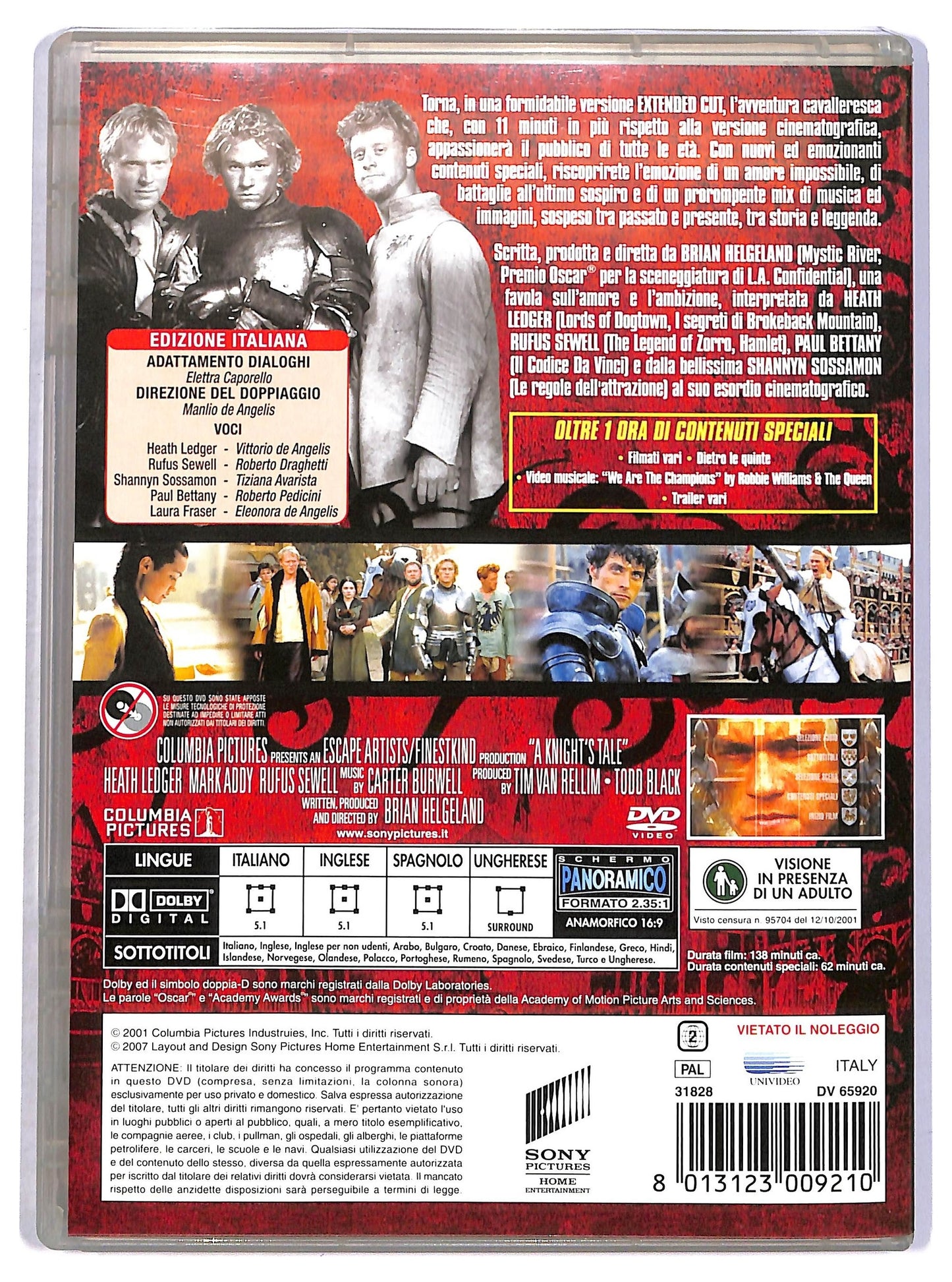 EBOND Il destino di un cavaliere DVD DB704260